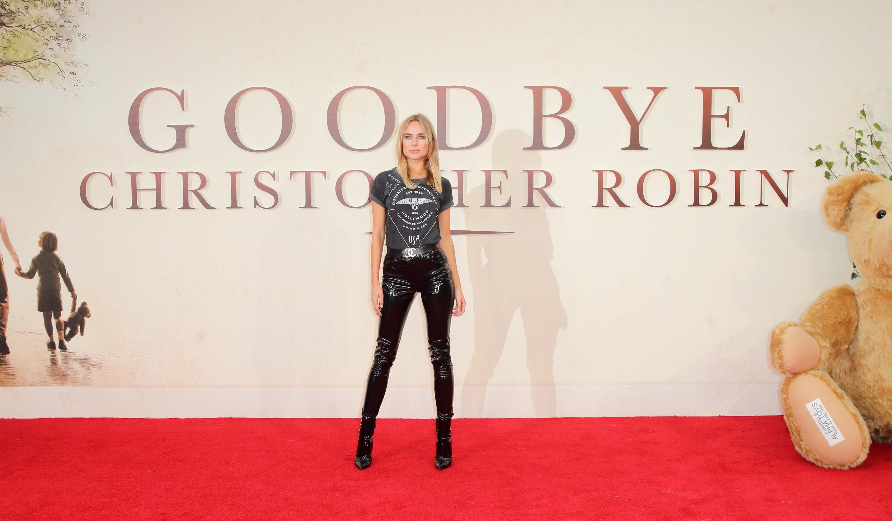 Kimberley Garner at the Goodbye Christopher Robin Premiere