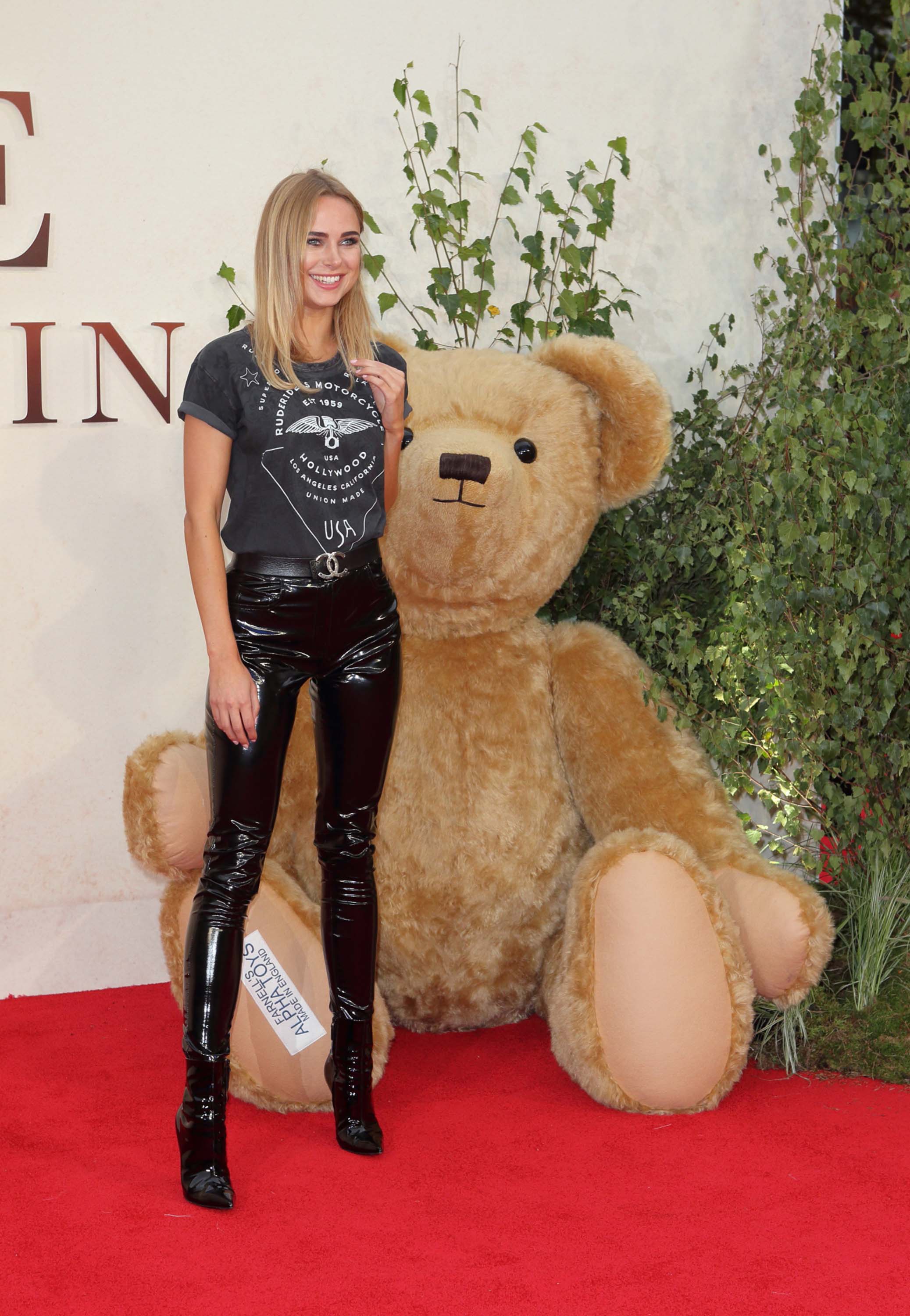 Kimberley Garner at the Goodbye Christopher Robin Premiere