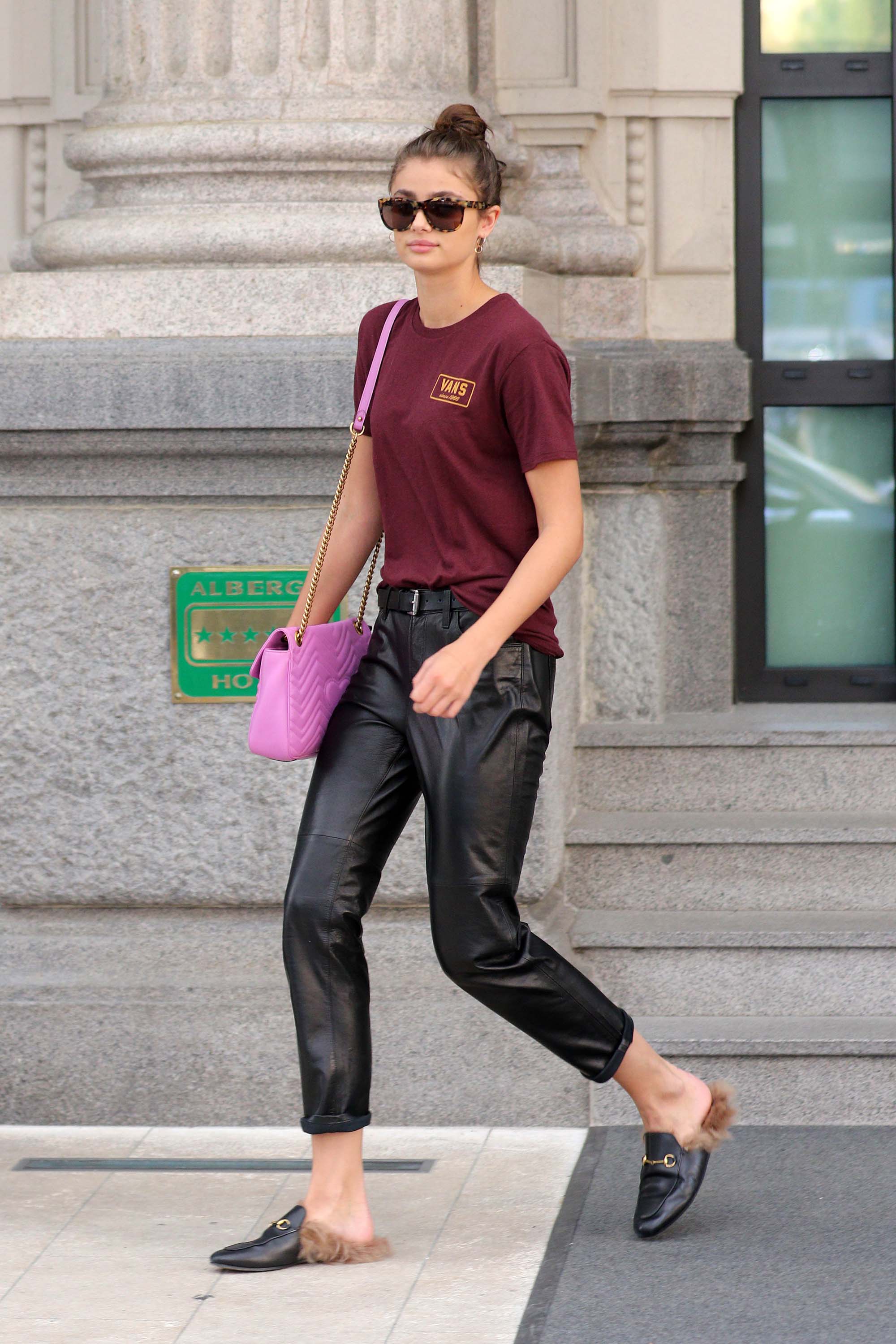 Taylor Hill seen in Milan