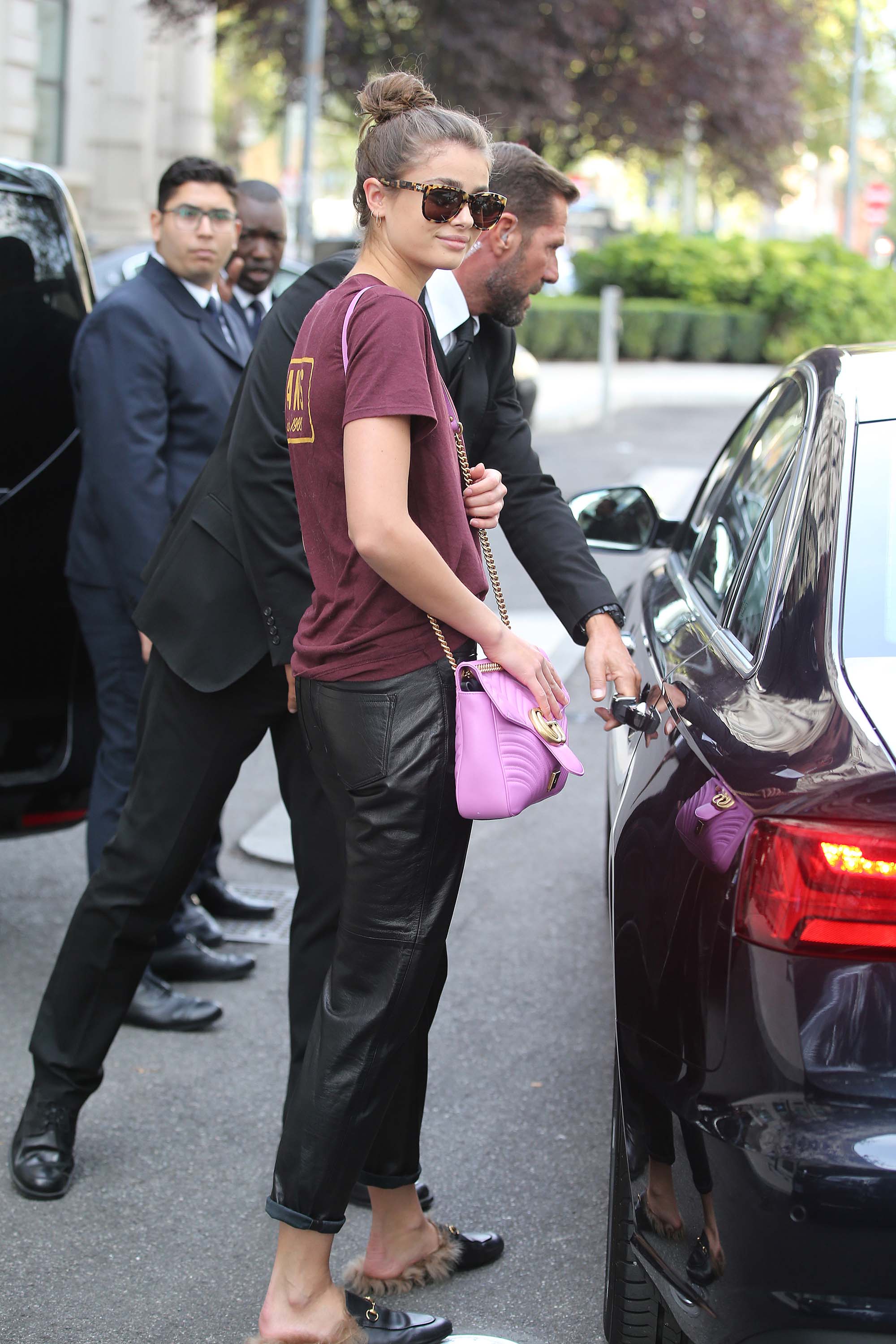 Taylor Hill seen in Milan