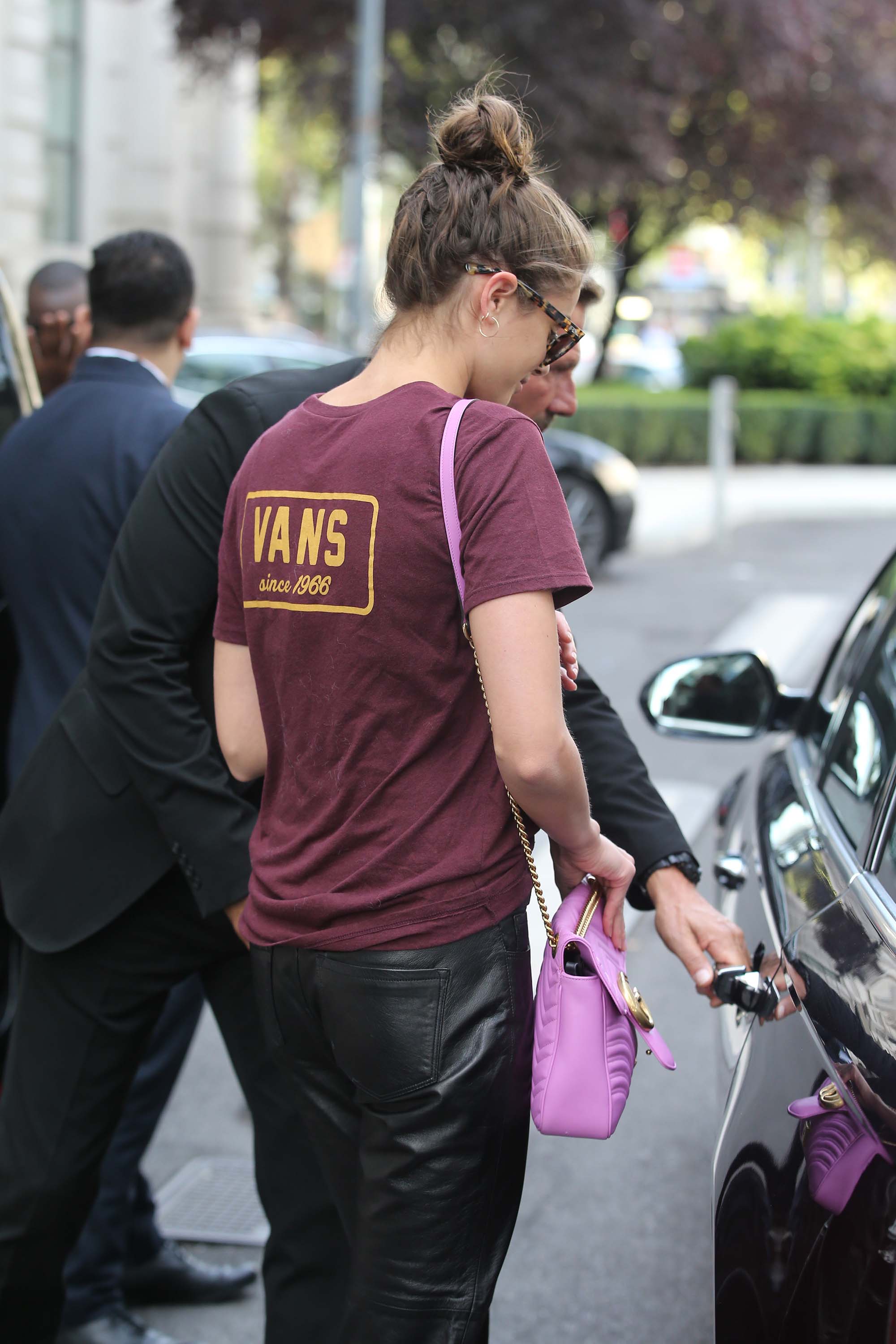 Taylor Hill seen in Milan