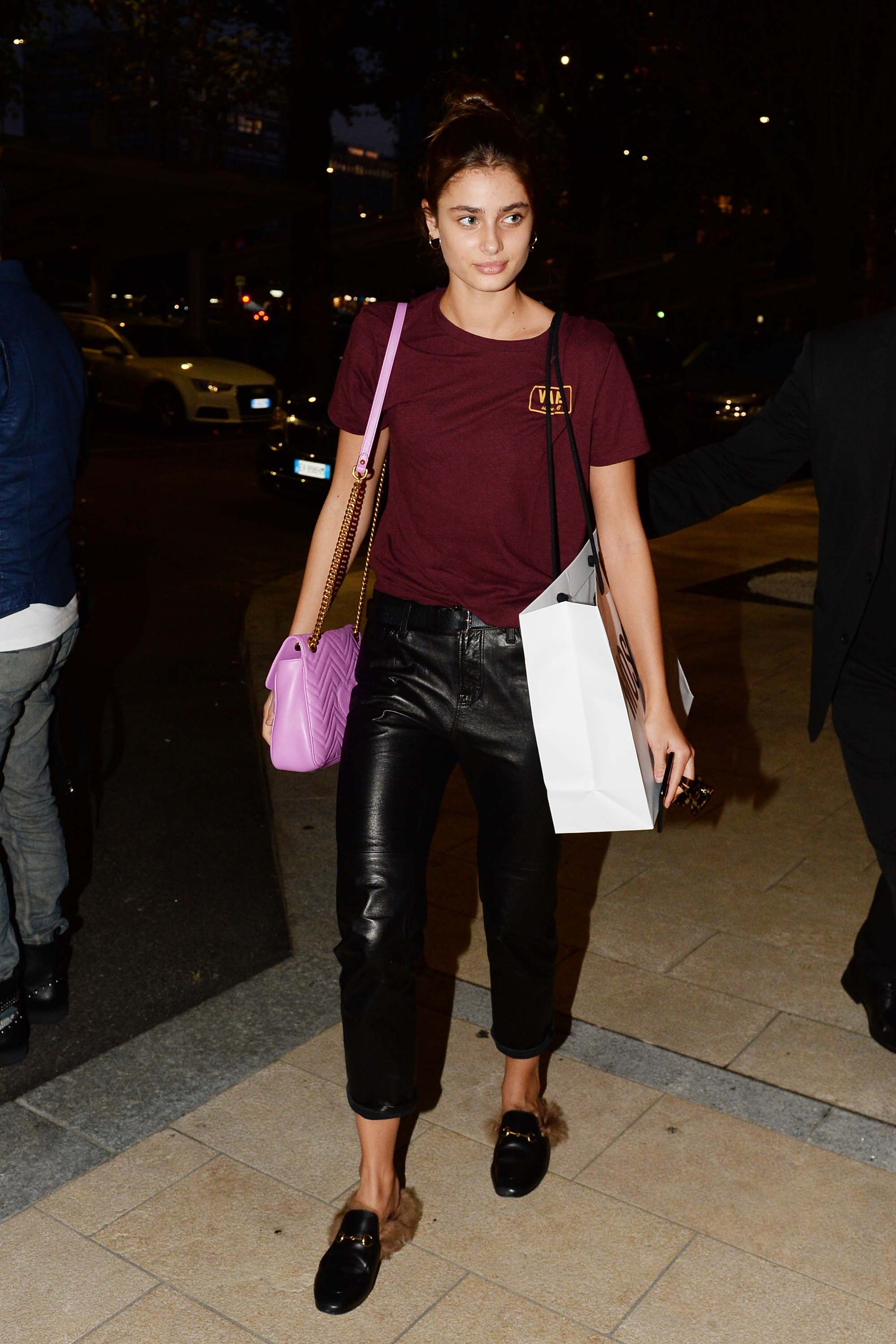 Taylor Hill seen in Milan