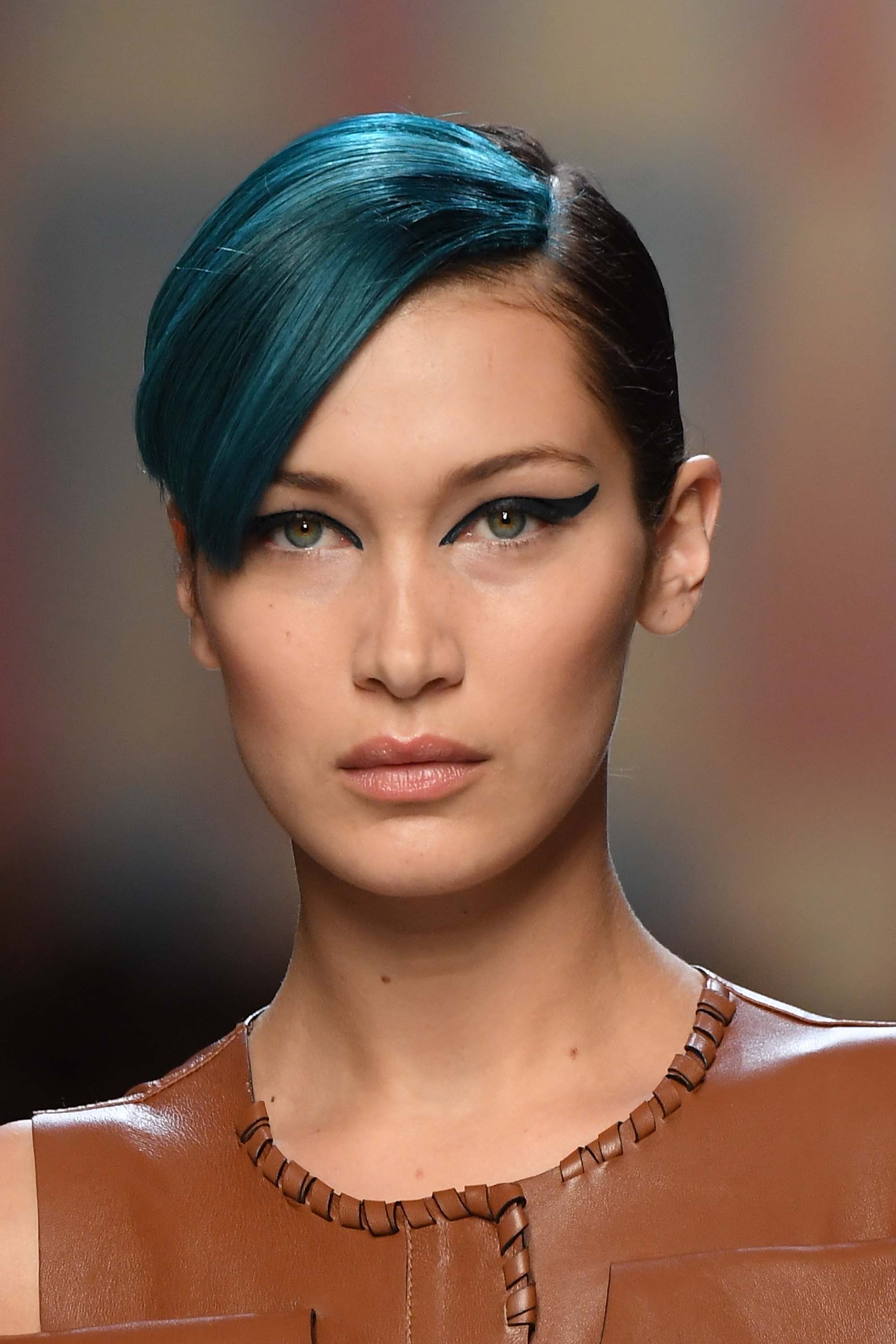 Bella Hadid runway at Fendi Fashion Show