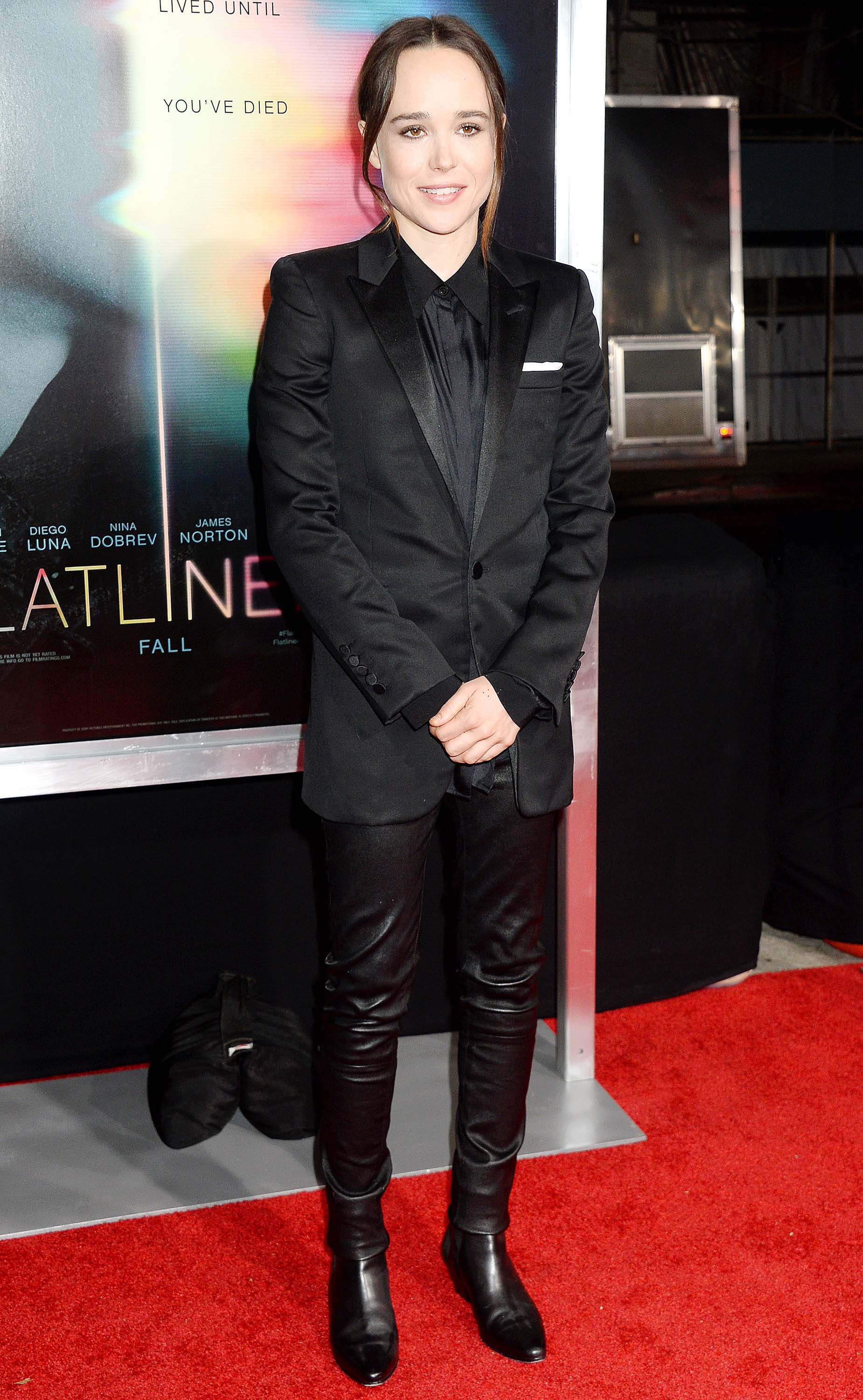 Ellen Page attends Flatliners Premiere