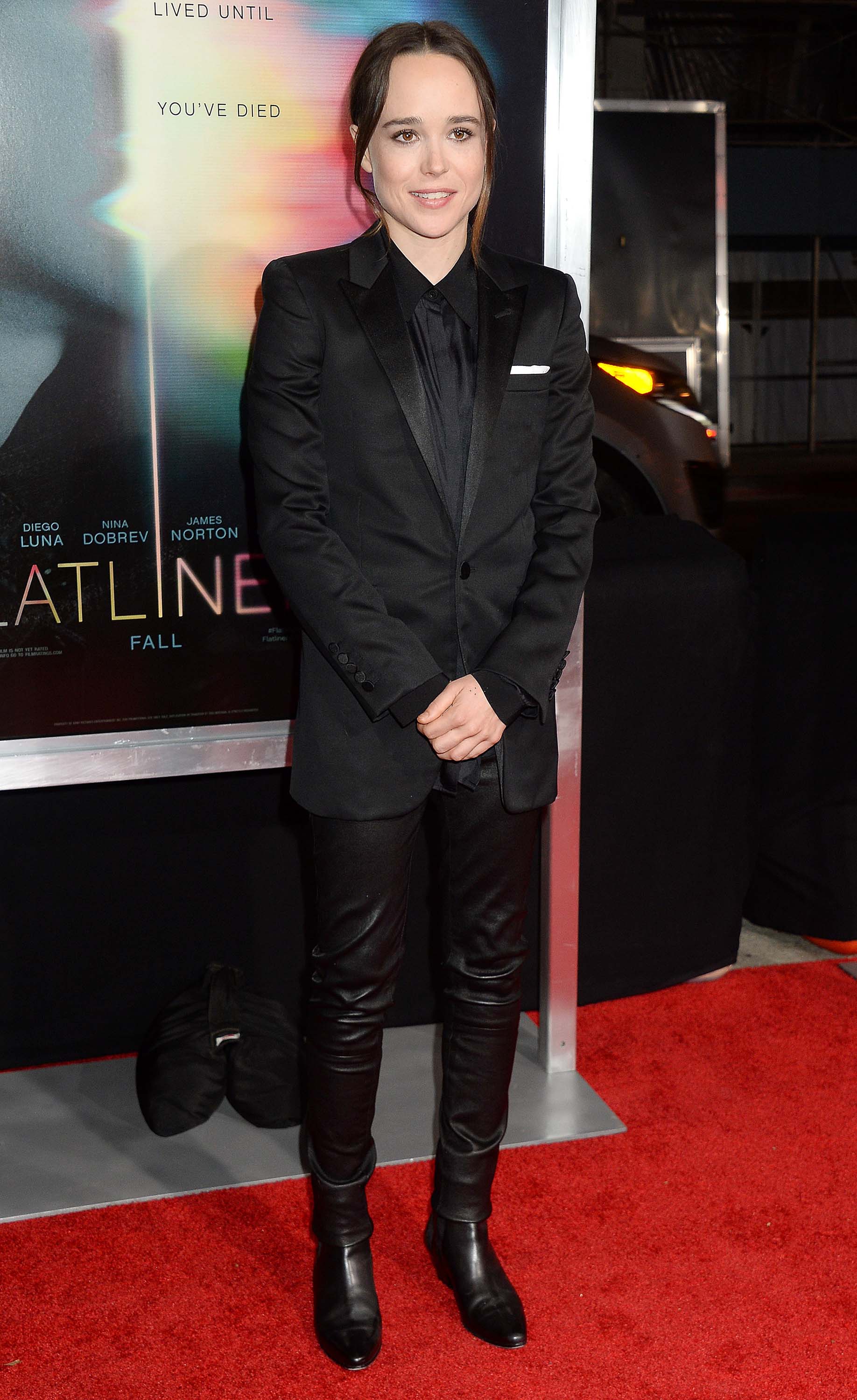 Ellen Page attends Flatliners Premiere