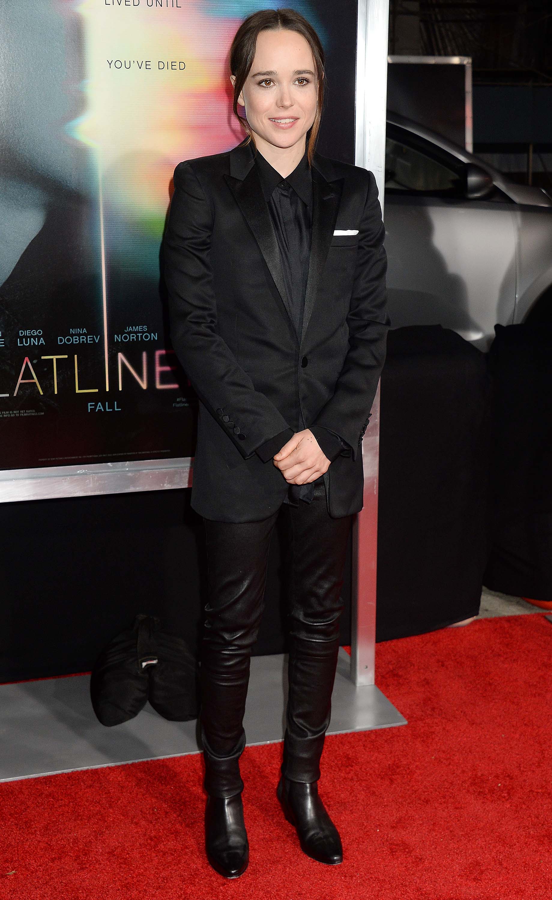 Ellen Page attends Flatliners Premiere