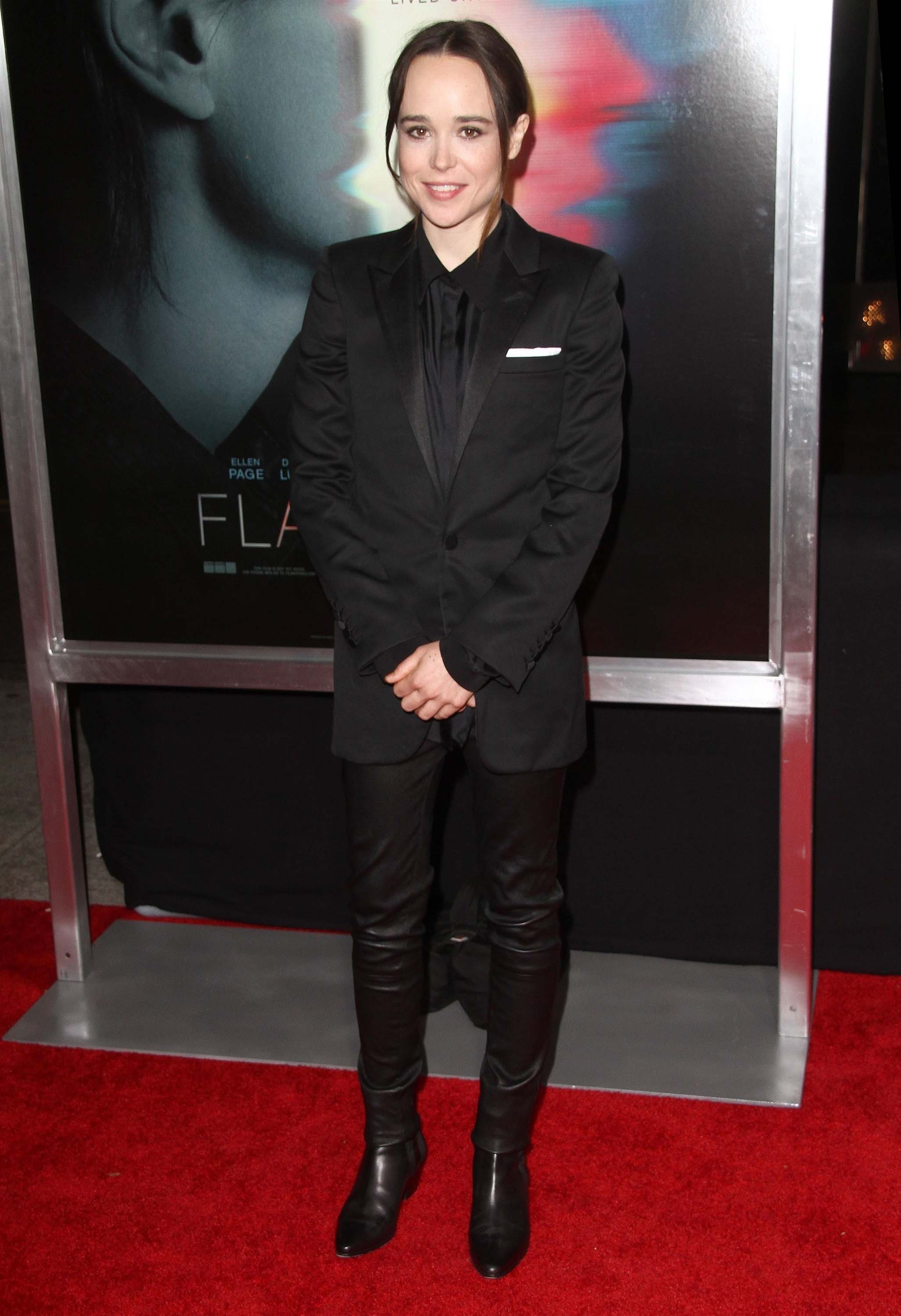 Ellen Page attends Flatliners Premiere