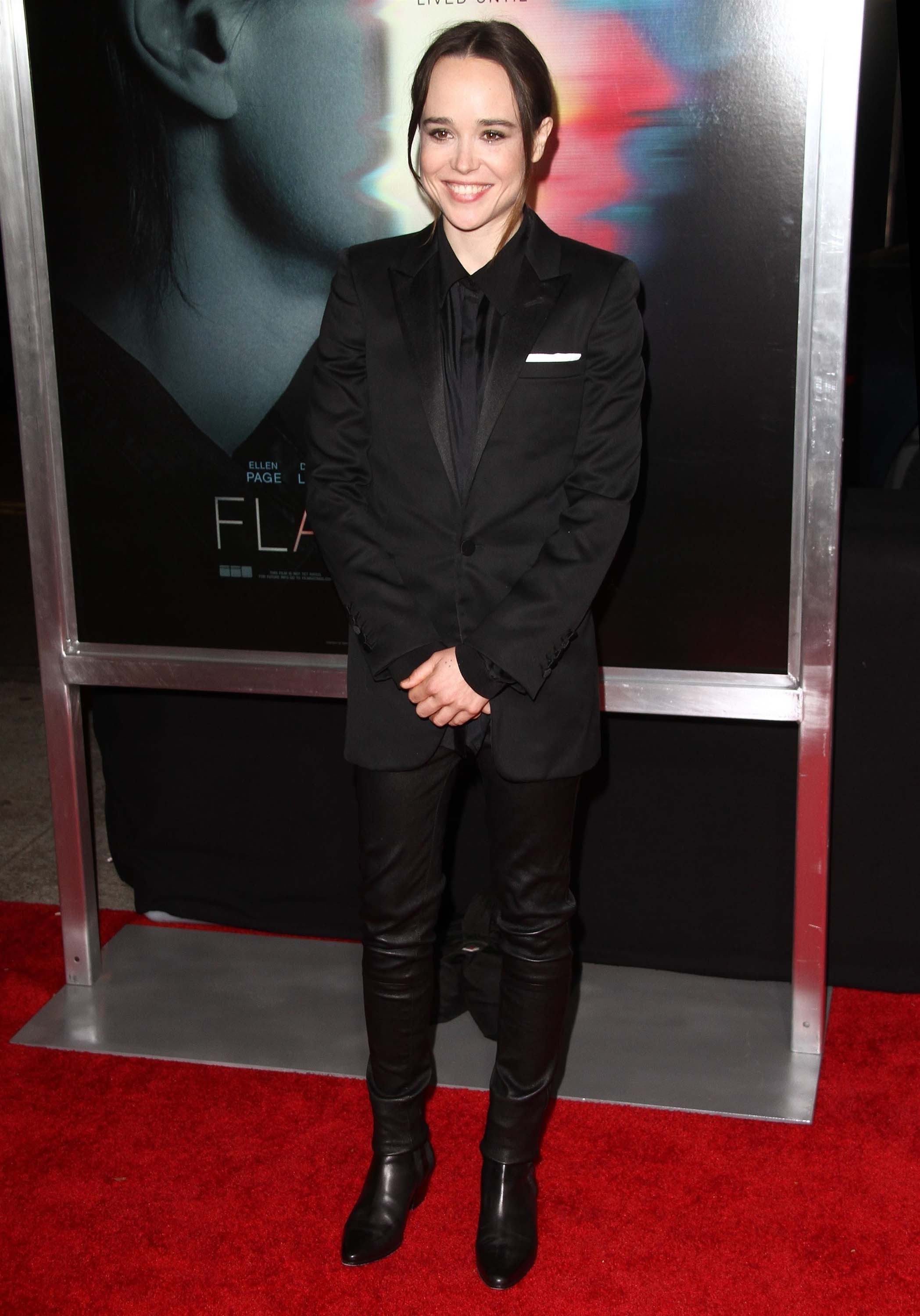 Ellen Page attends Flatliners Premiere