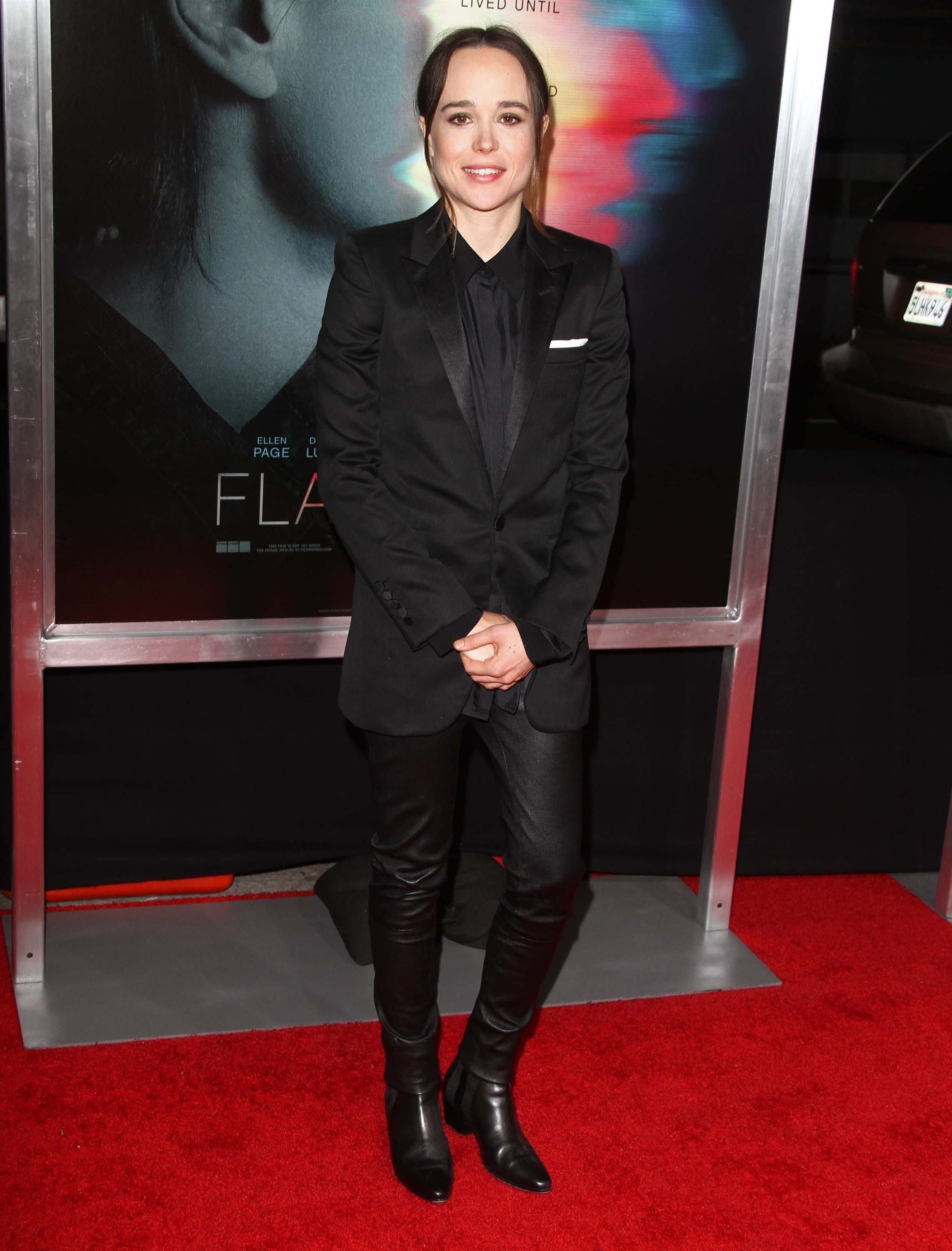 Ellen Page attends Flatliners Premiere