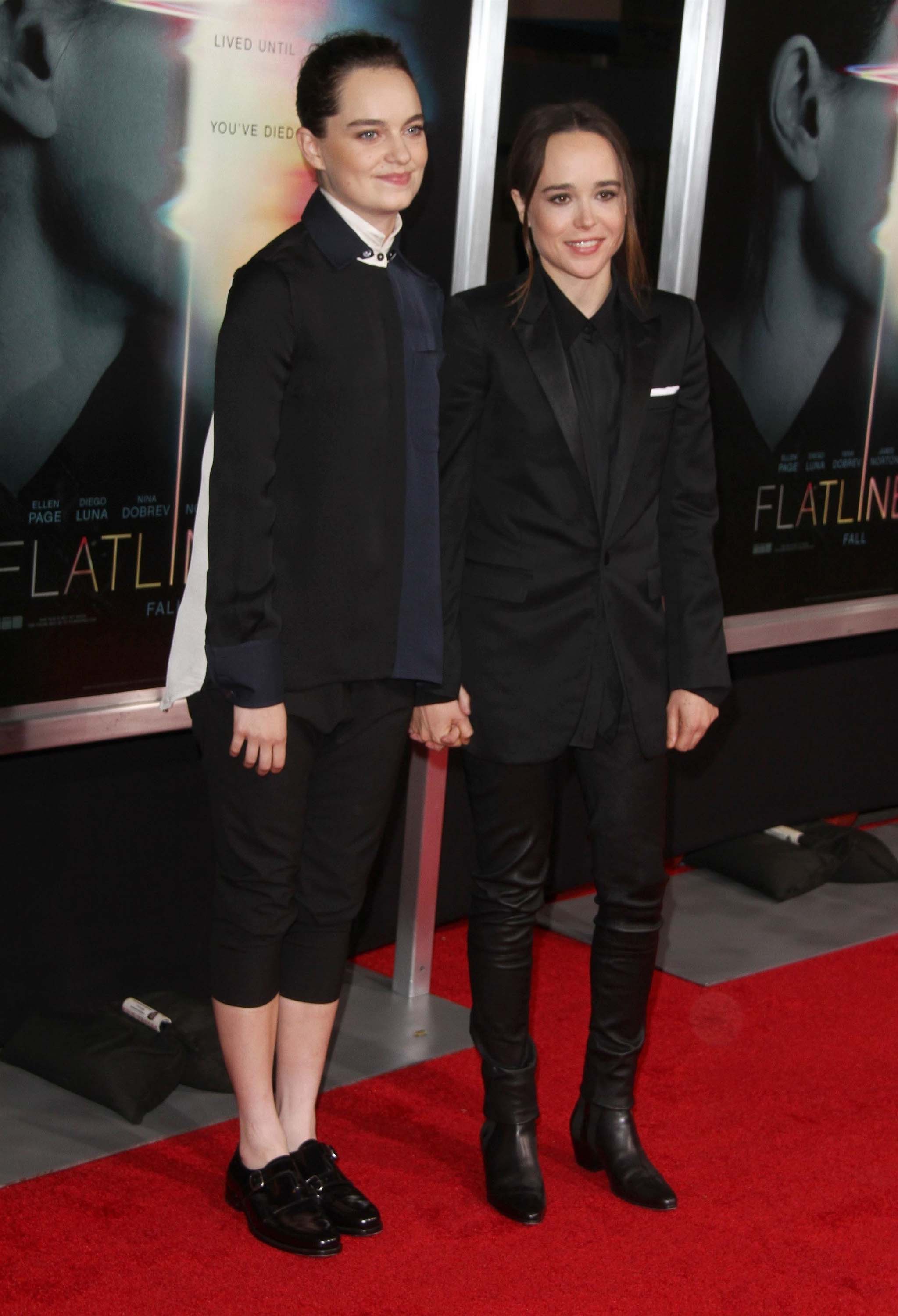 Ellen Page attends Flatliners Premiere