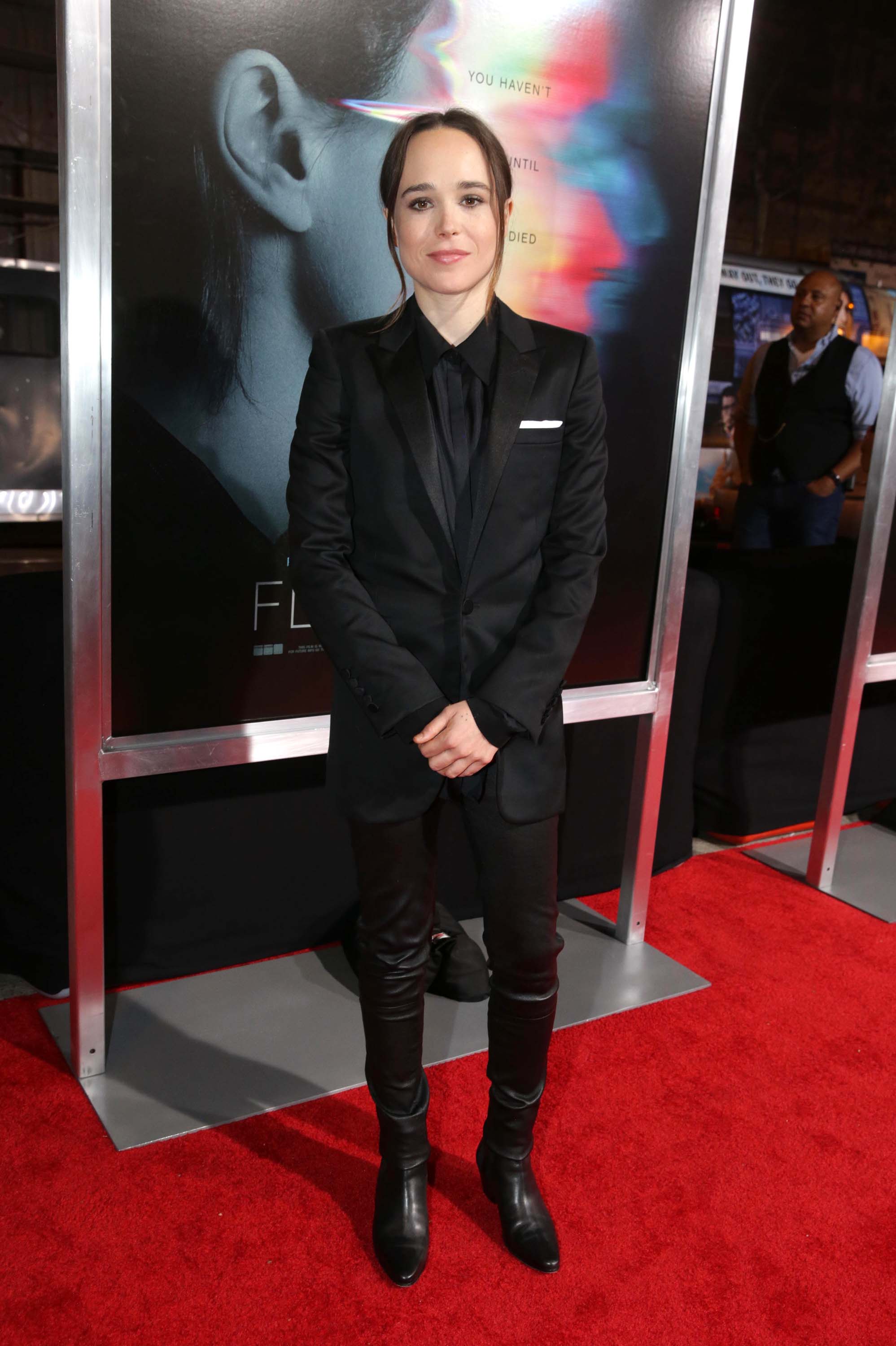 Ellen Page attends Flatliners Premiere