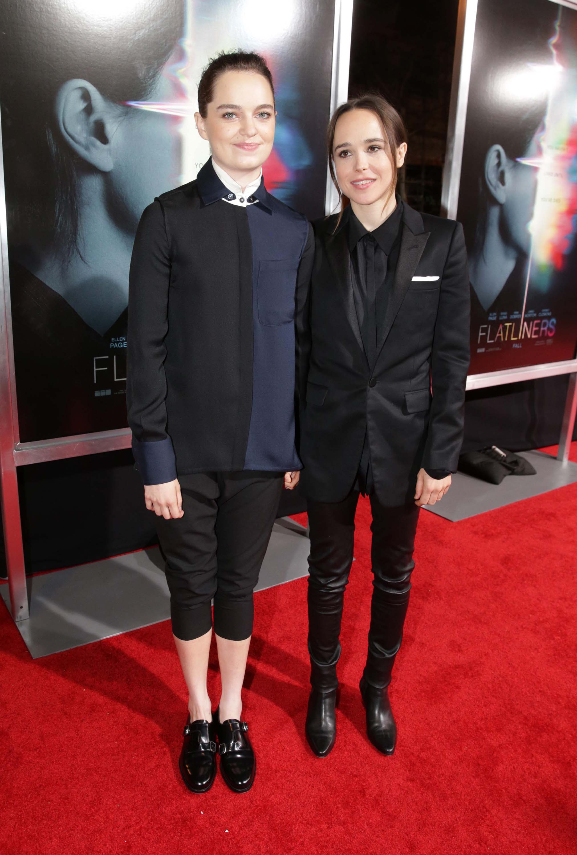 Ellen Page attends Flatliners Premiere