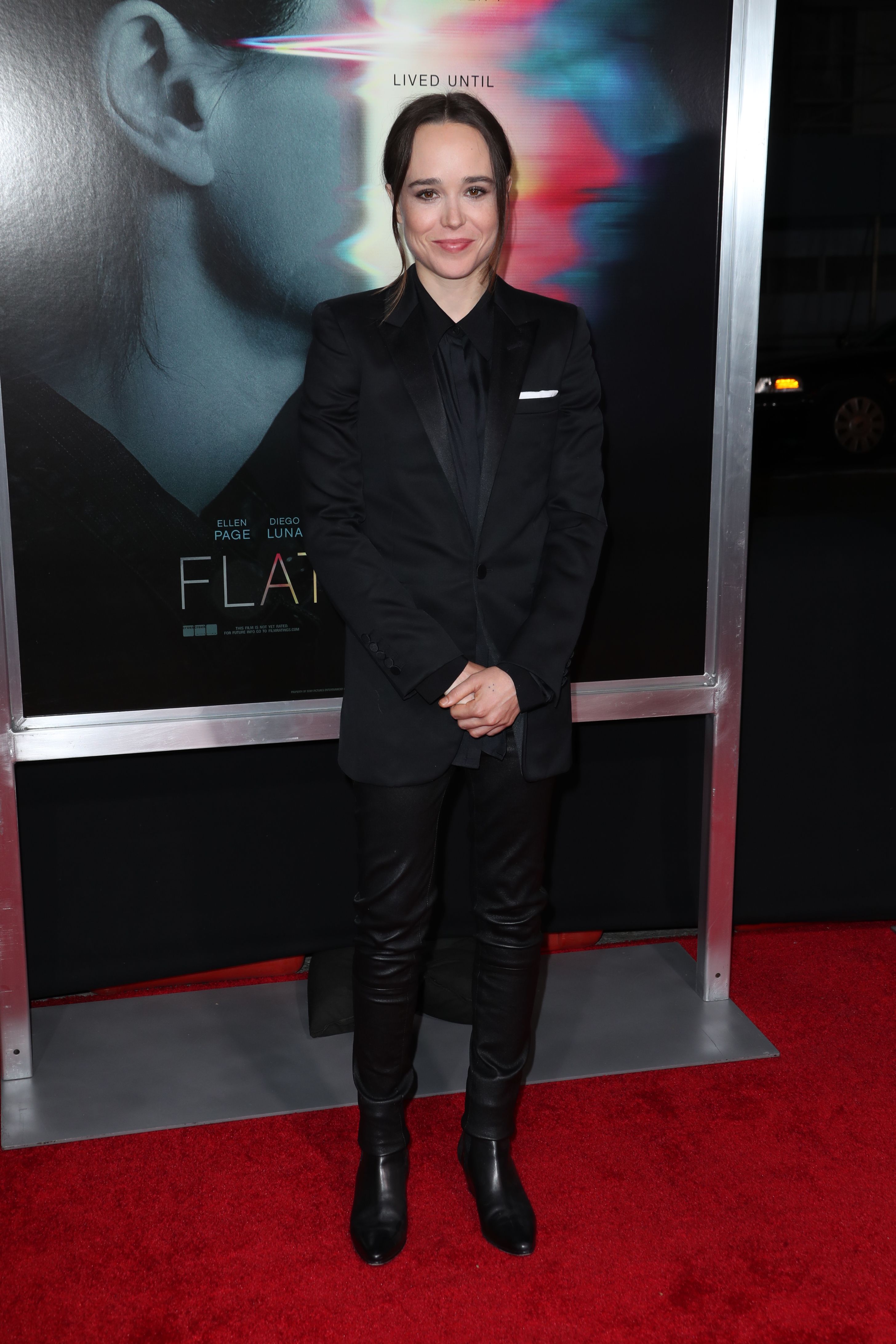 Ellen Page attends Flatliners Premiere