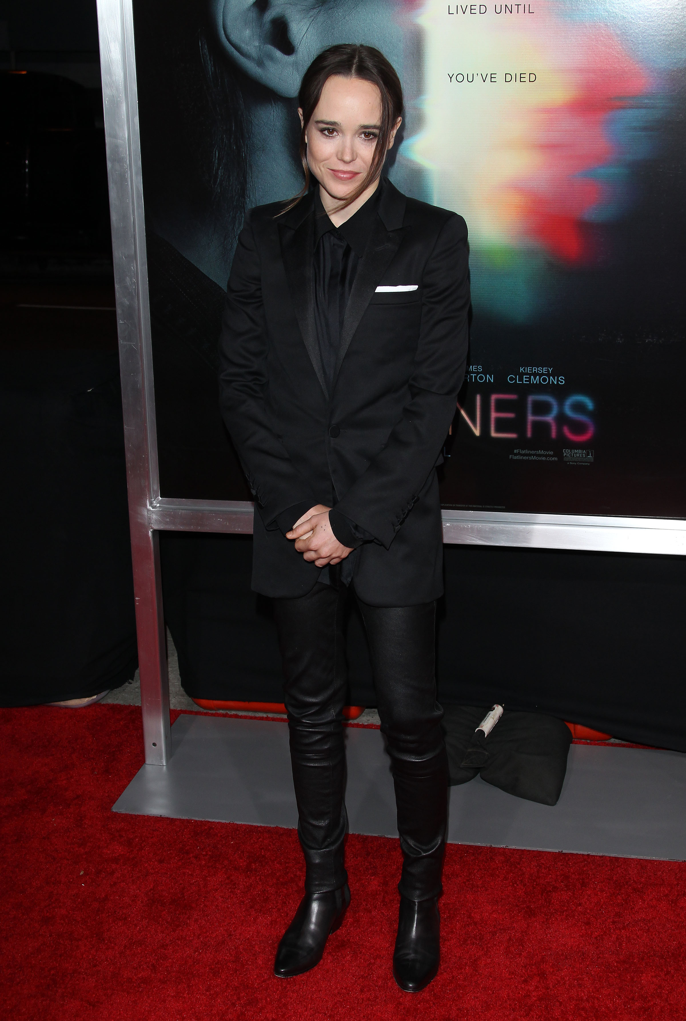 Ellen Page attends Flatliners Premiere