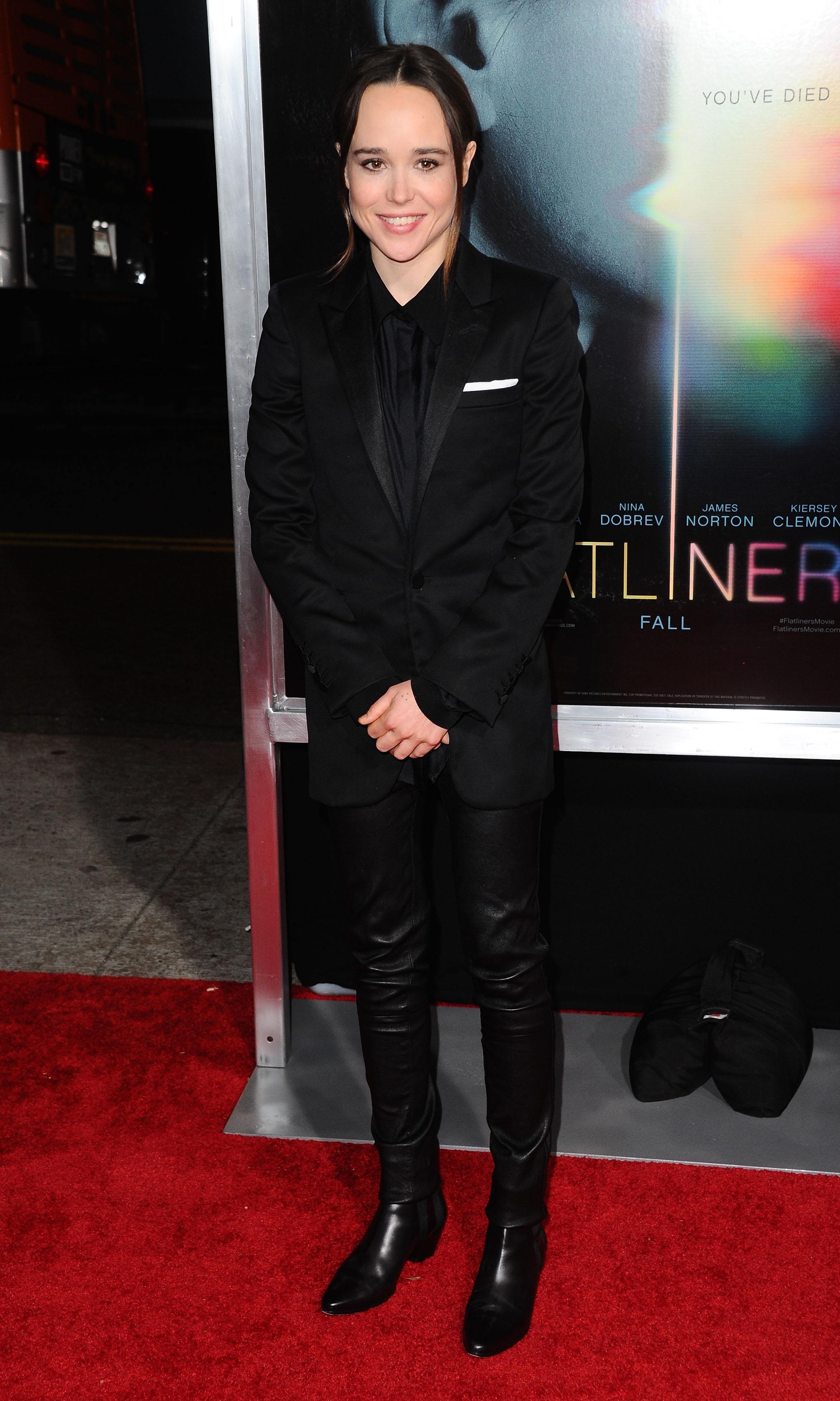 Ellen Page attends Flatliners Premiere