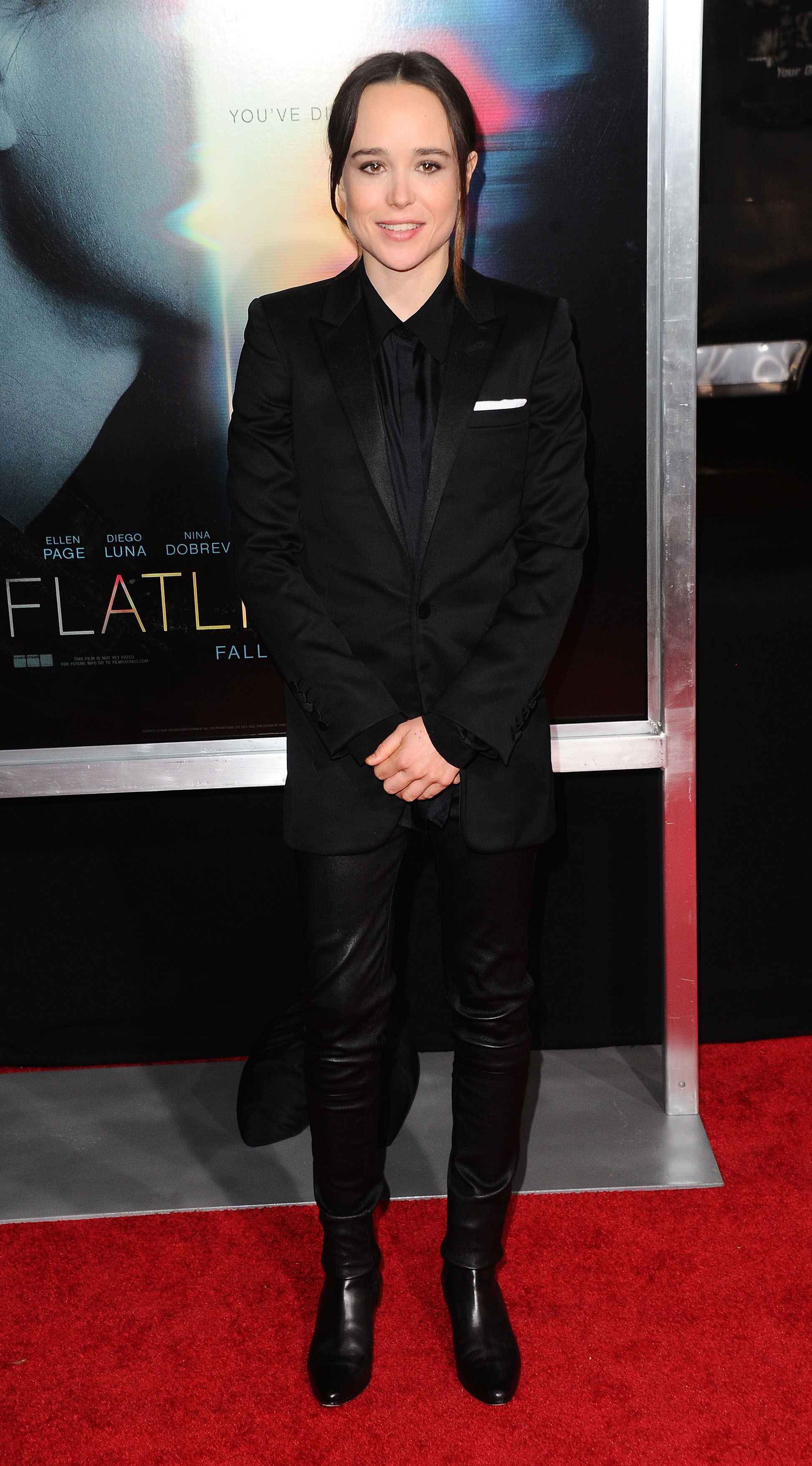 Ellen Page attends Flatliners Premiere