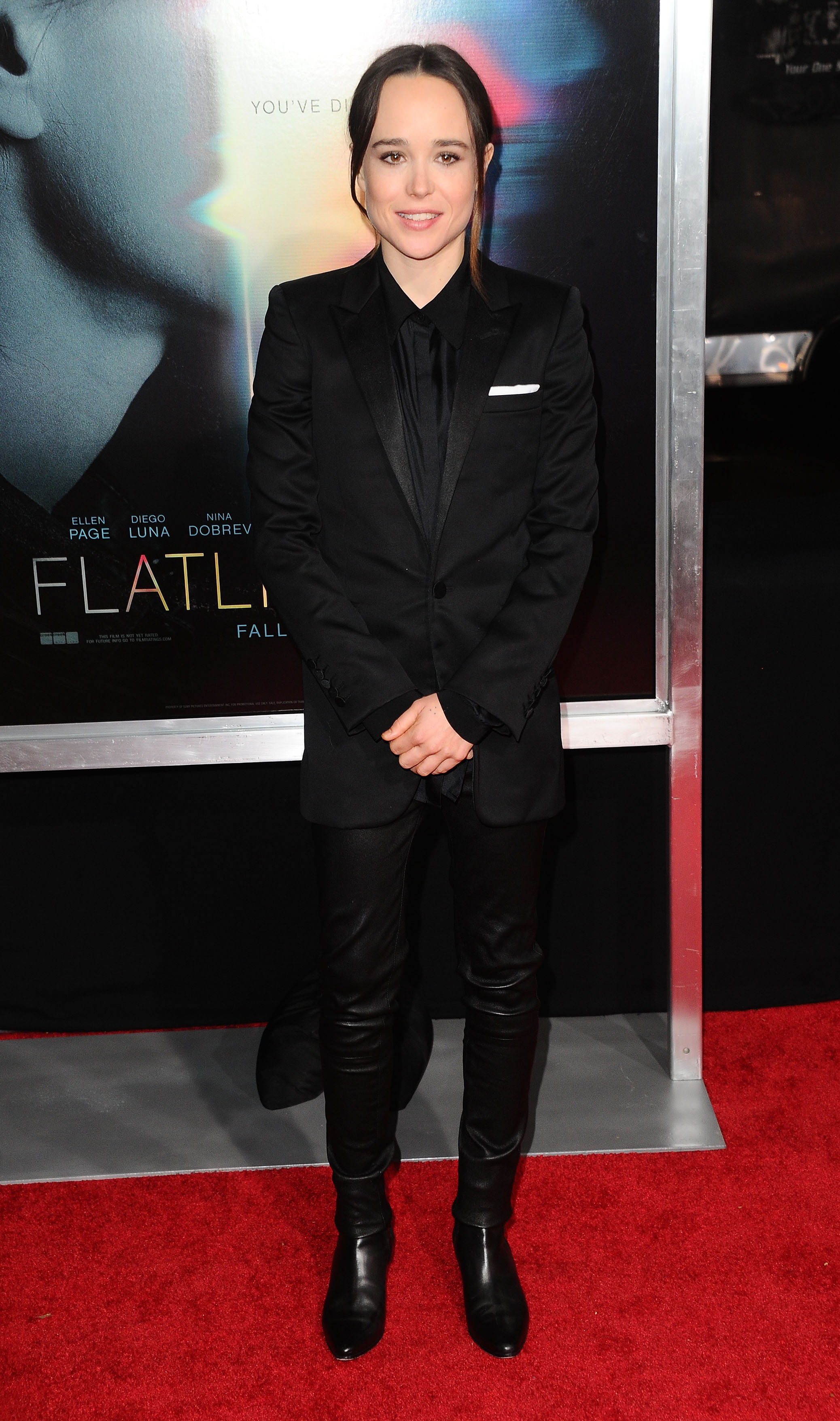 Ellen Page attends Flatliners Premiere