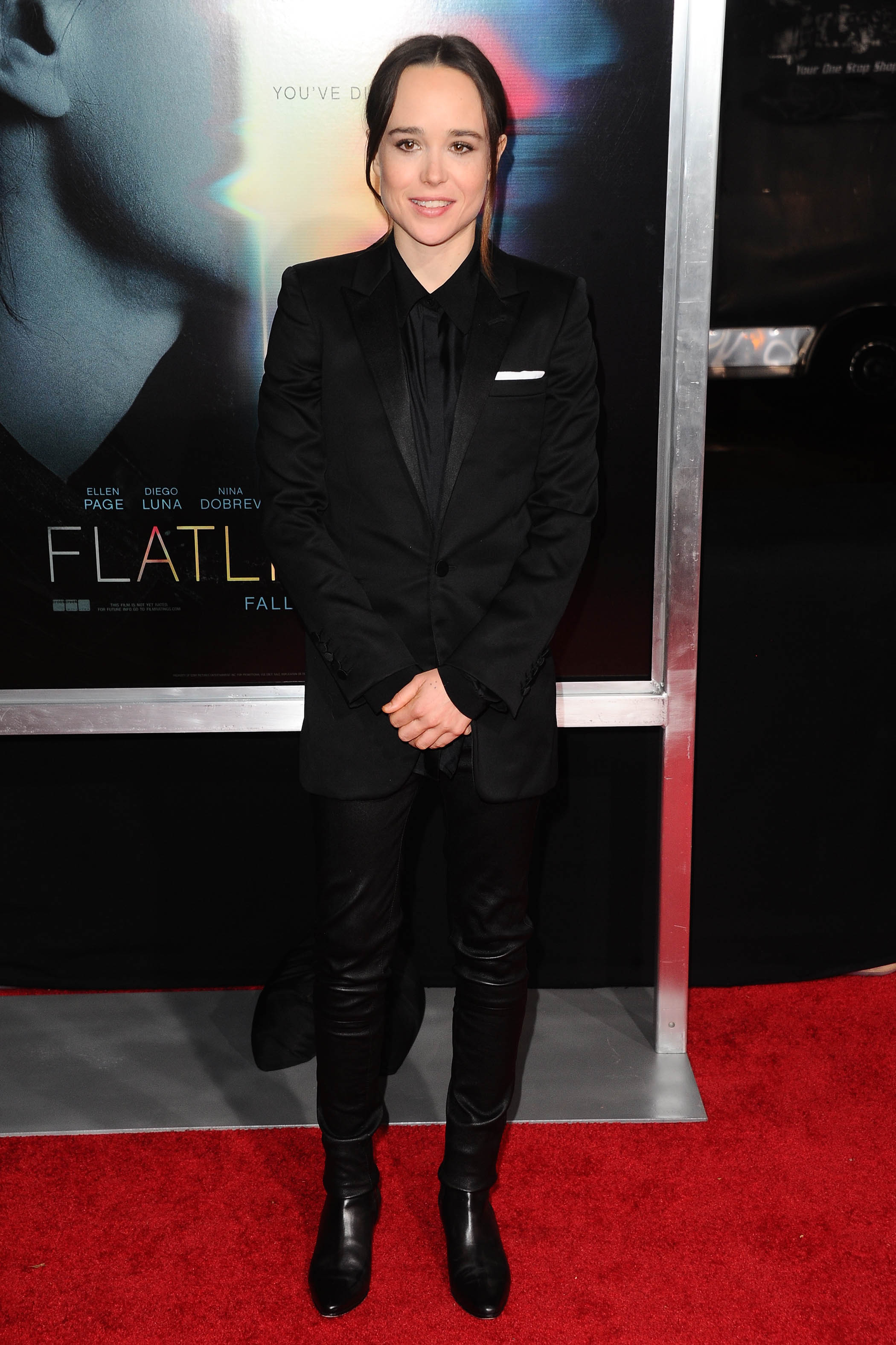 Ellen Page attends Flatliners Premiere