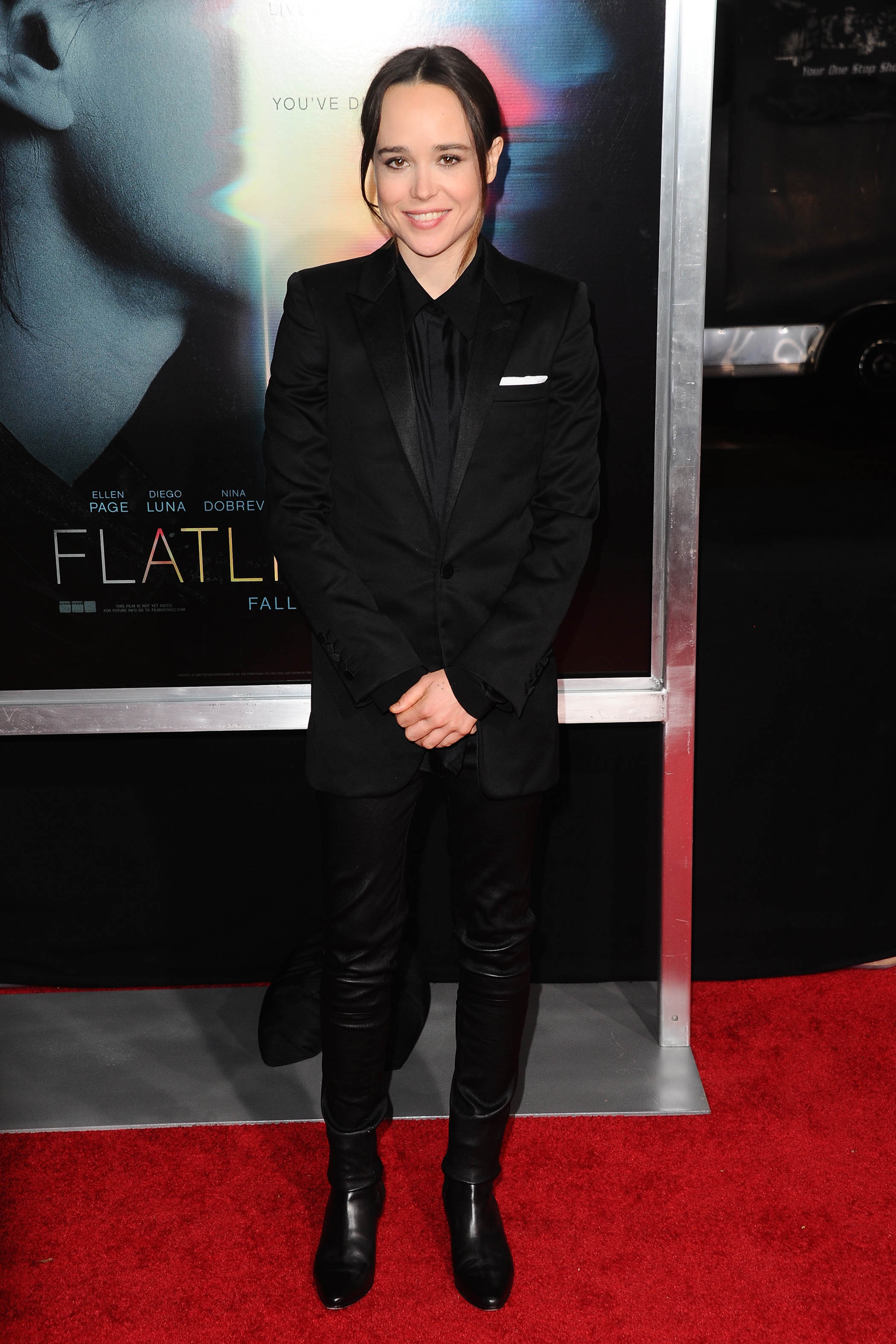 Ellen Page attends Flatliners Premiere