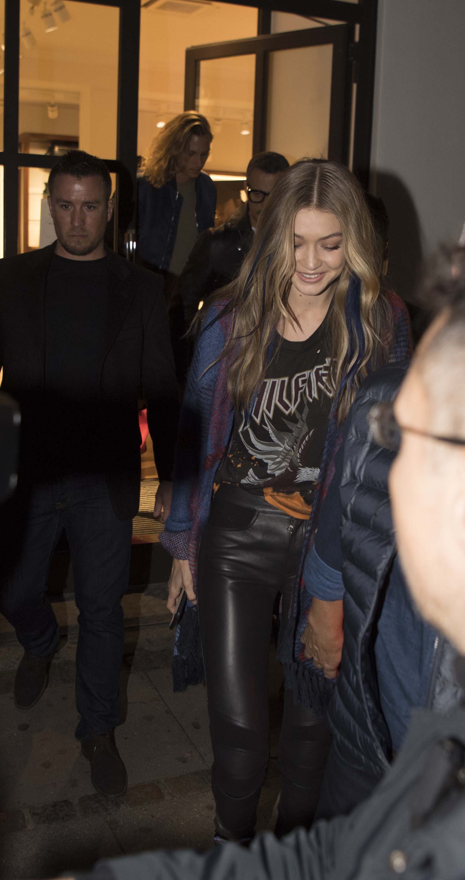 Gigi Hadid attends Tommy x Gigi Collection Meet & Greet