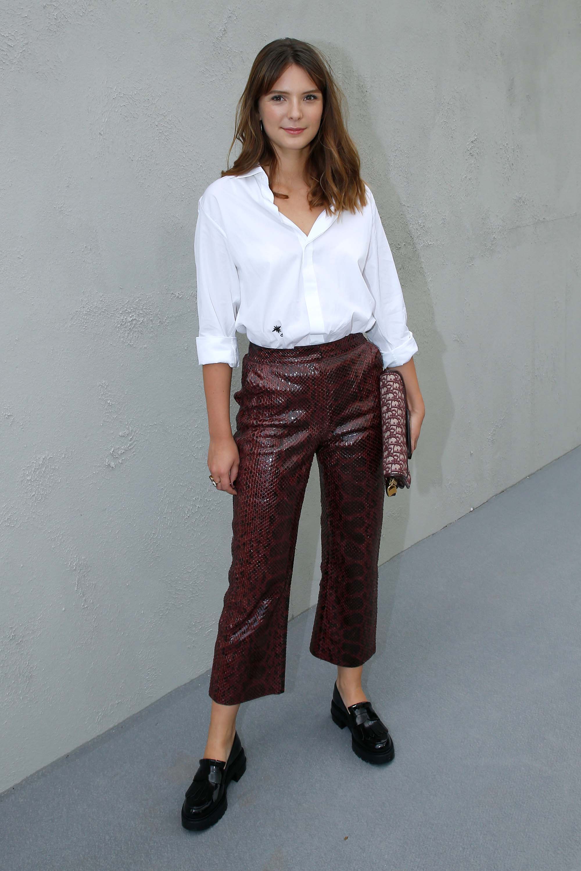 Josephine Japy attends Christian Dior show