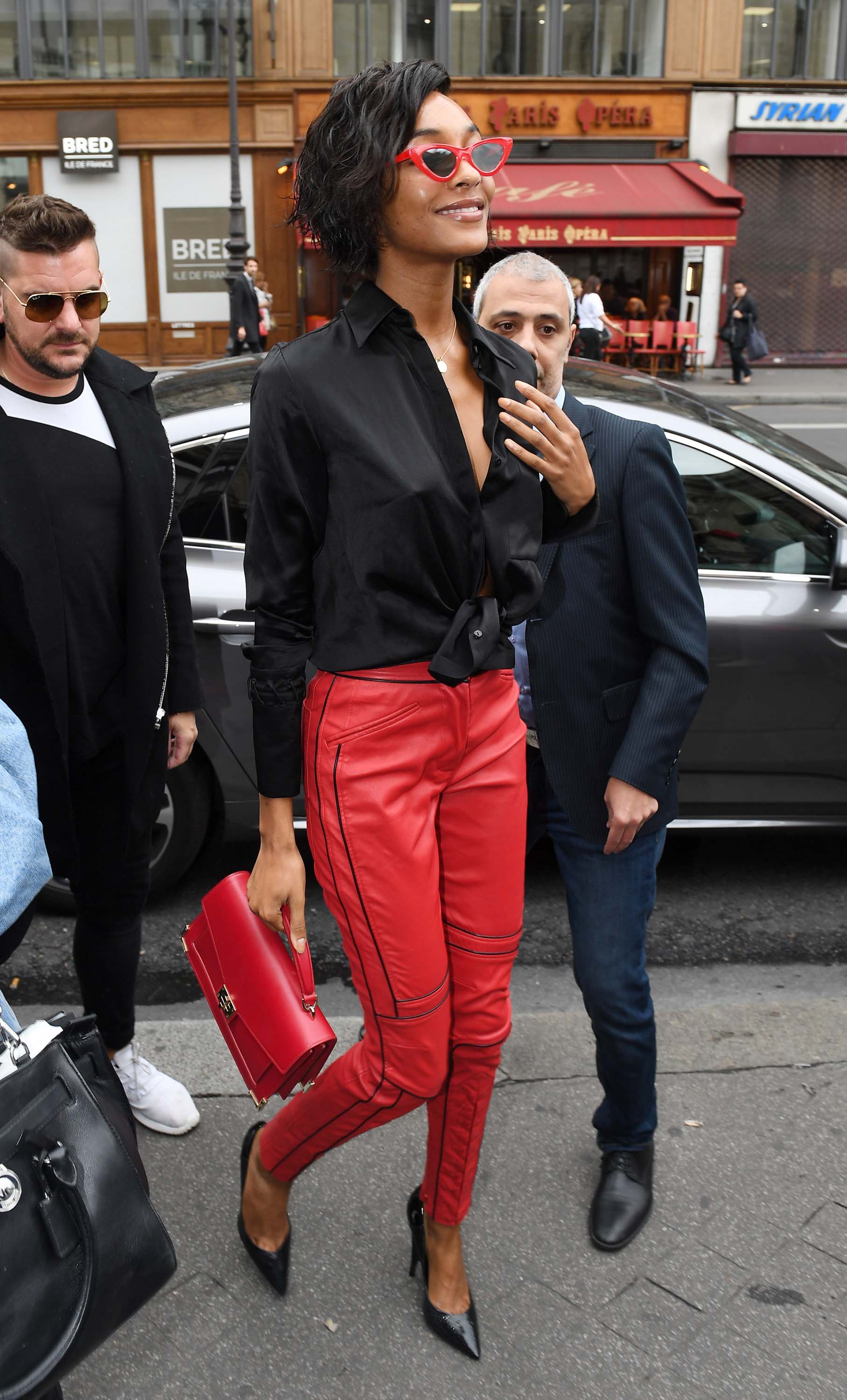 Jourdan Dunn attends Balmain show