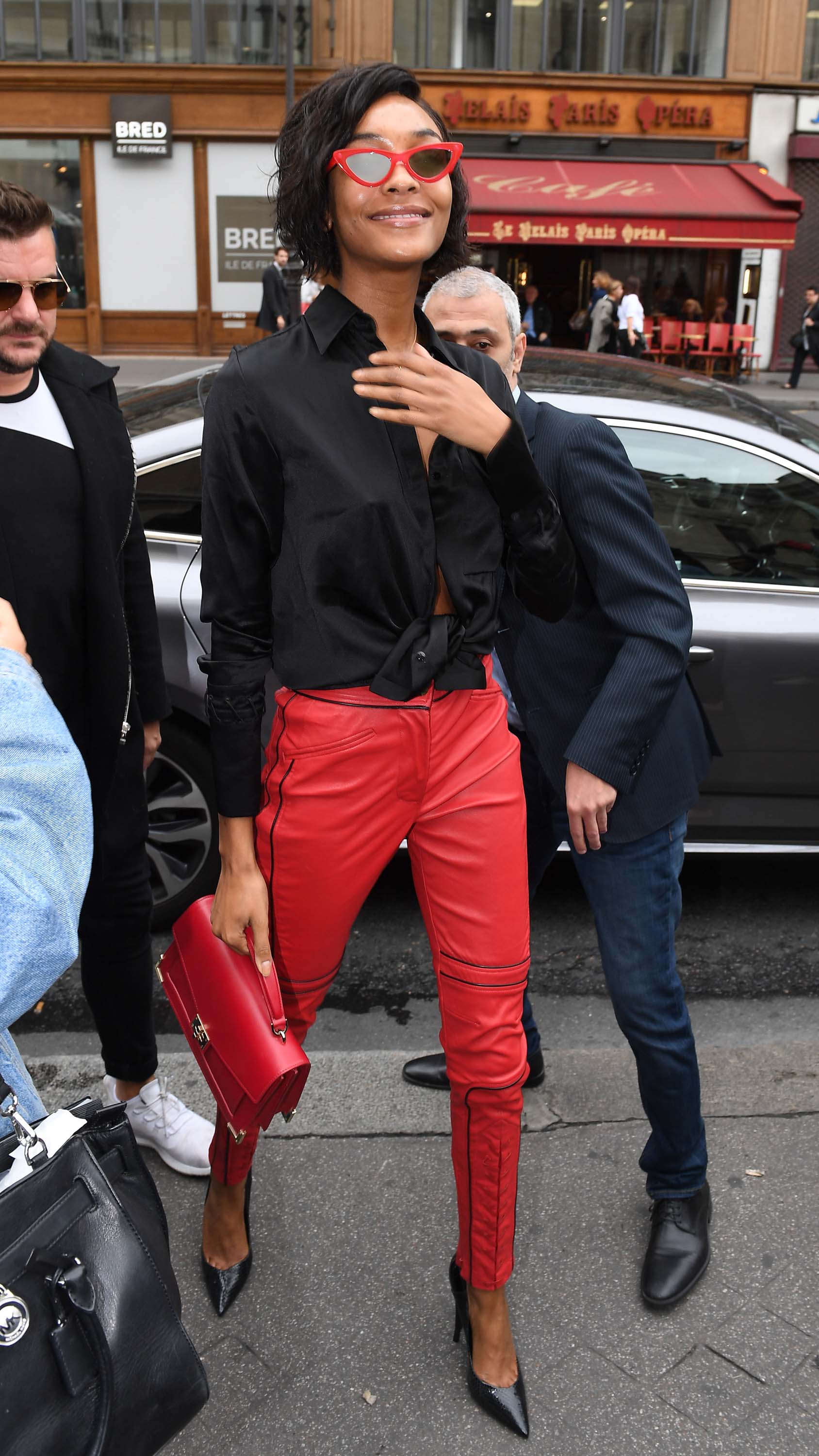 Jourdan Dunn attends Balmain show