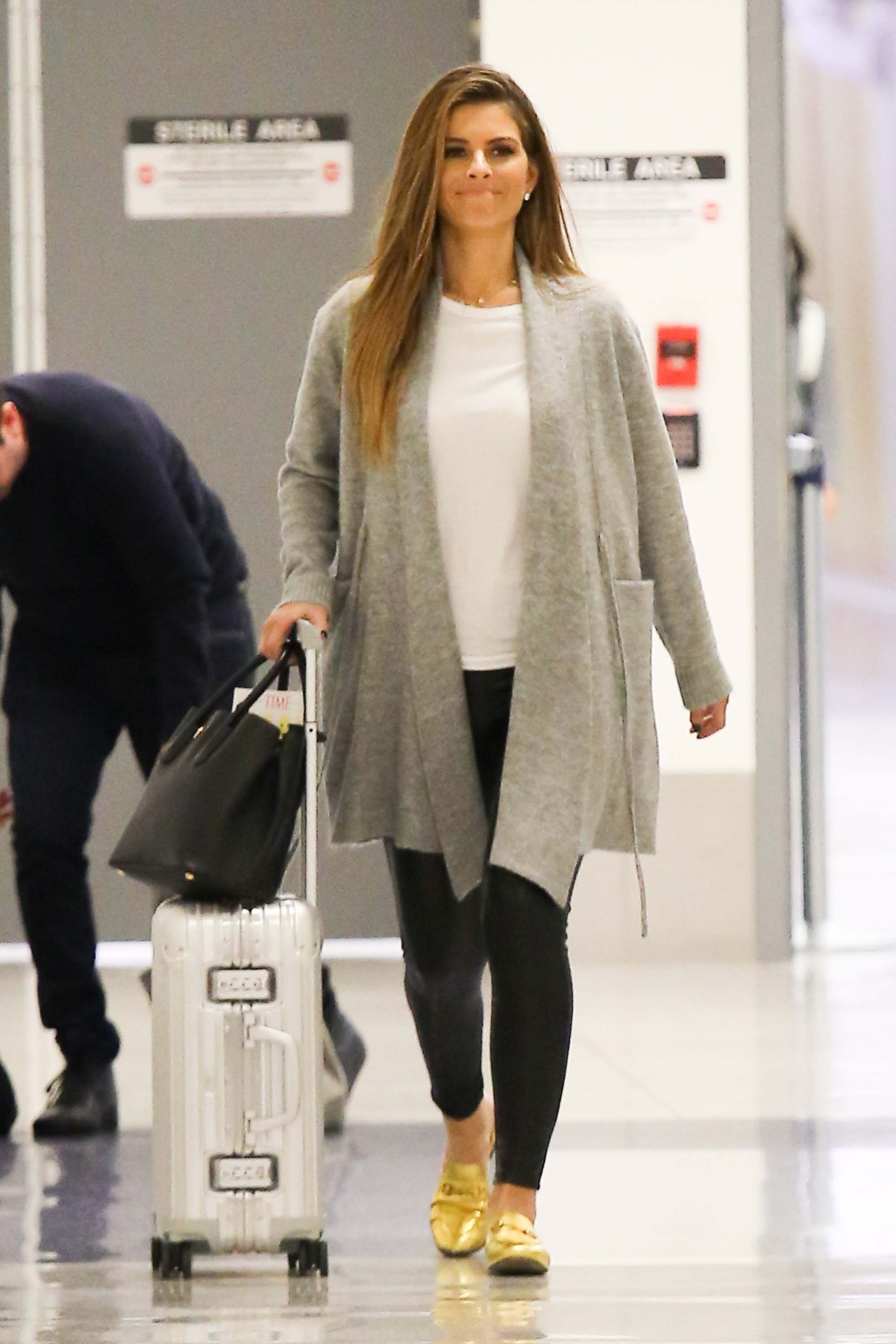 Maria Menounos arrives at LAX