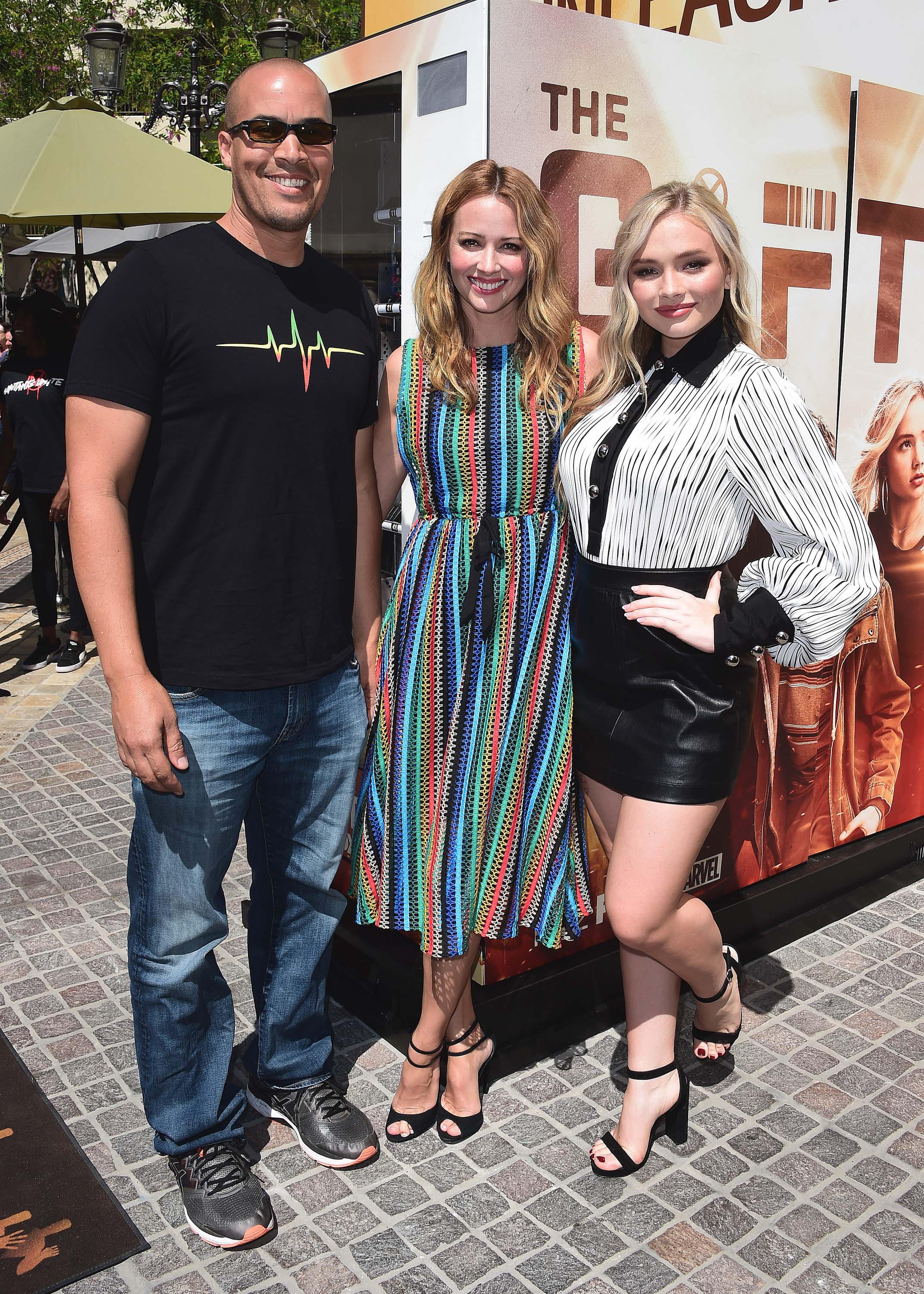 Natalie Alyn Lind attends The Gifted Vending Machine Stunt