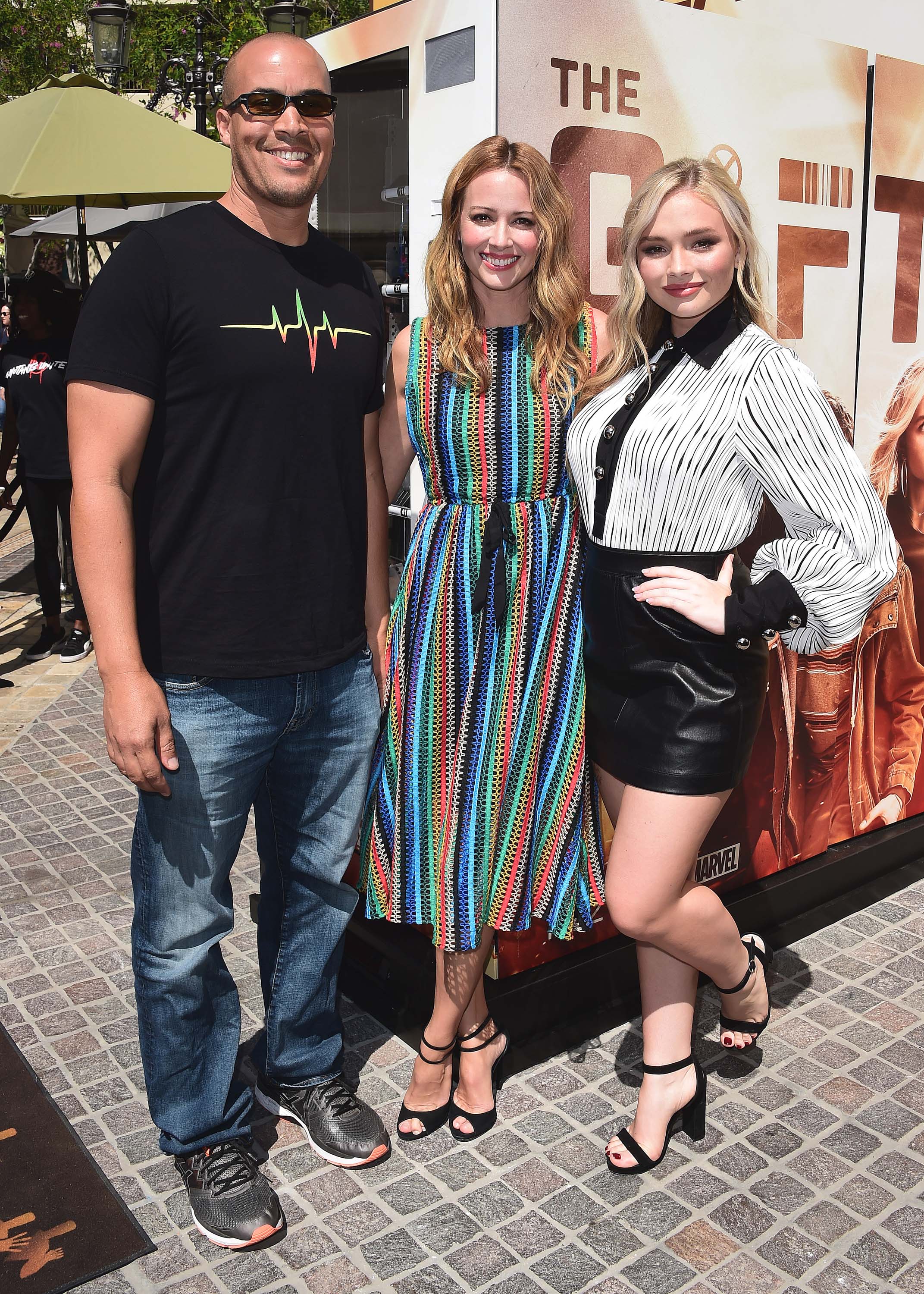 Natalie Alyn Lind attends The Gifted Vending Machine Stunt