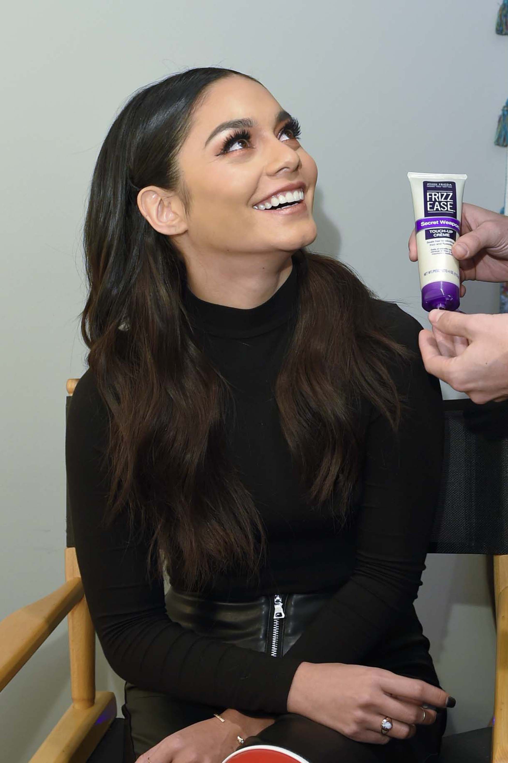 Vanessa Anne Hudgens backstage at SYTYCD