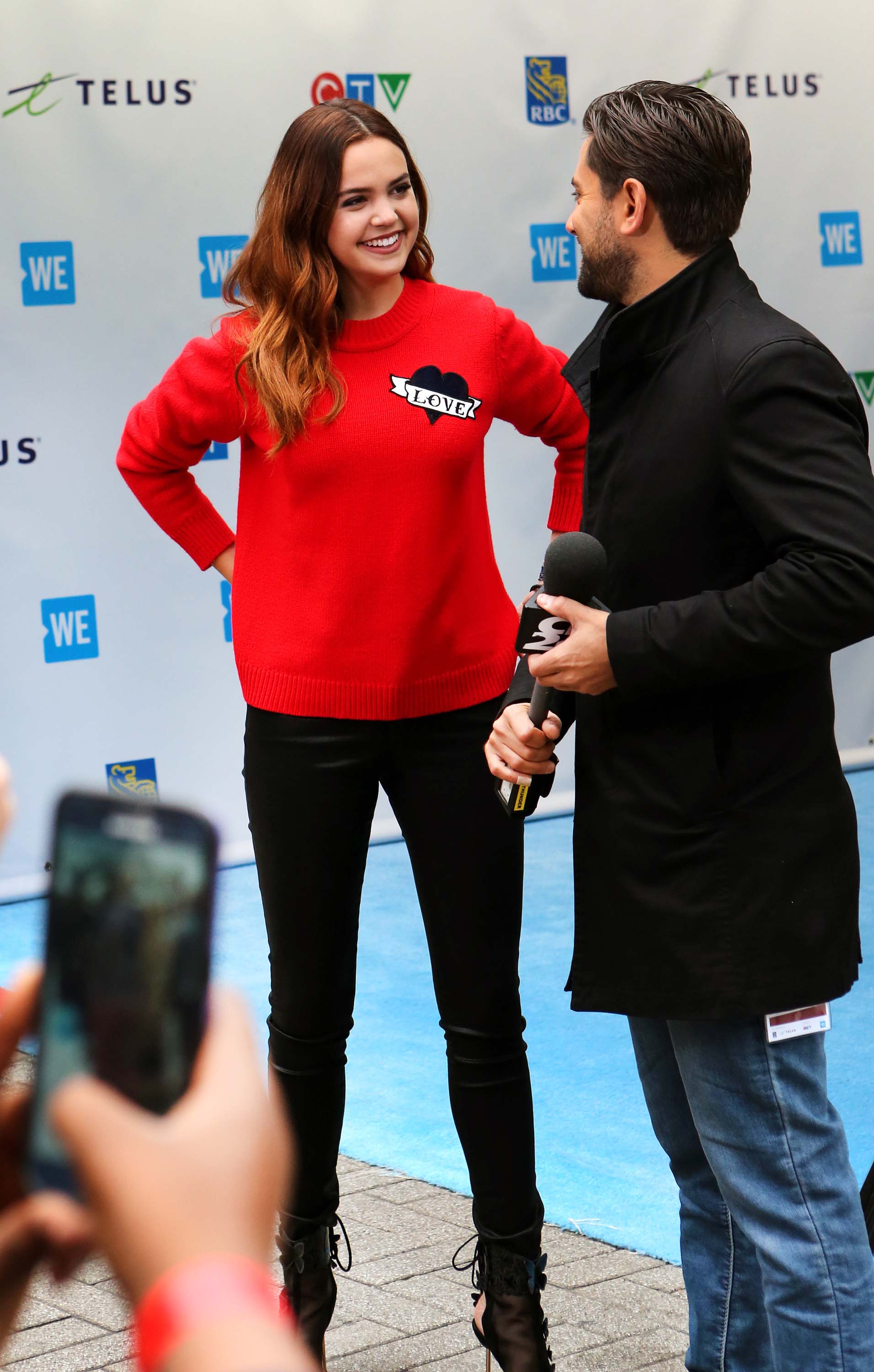 Bailee Madison arrives for WE Day Charity Event