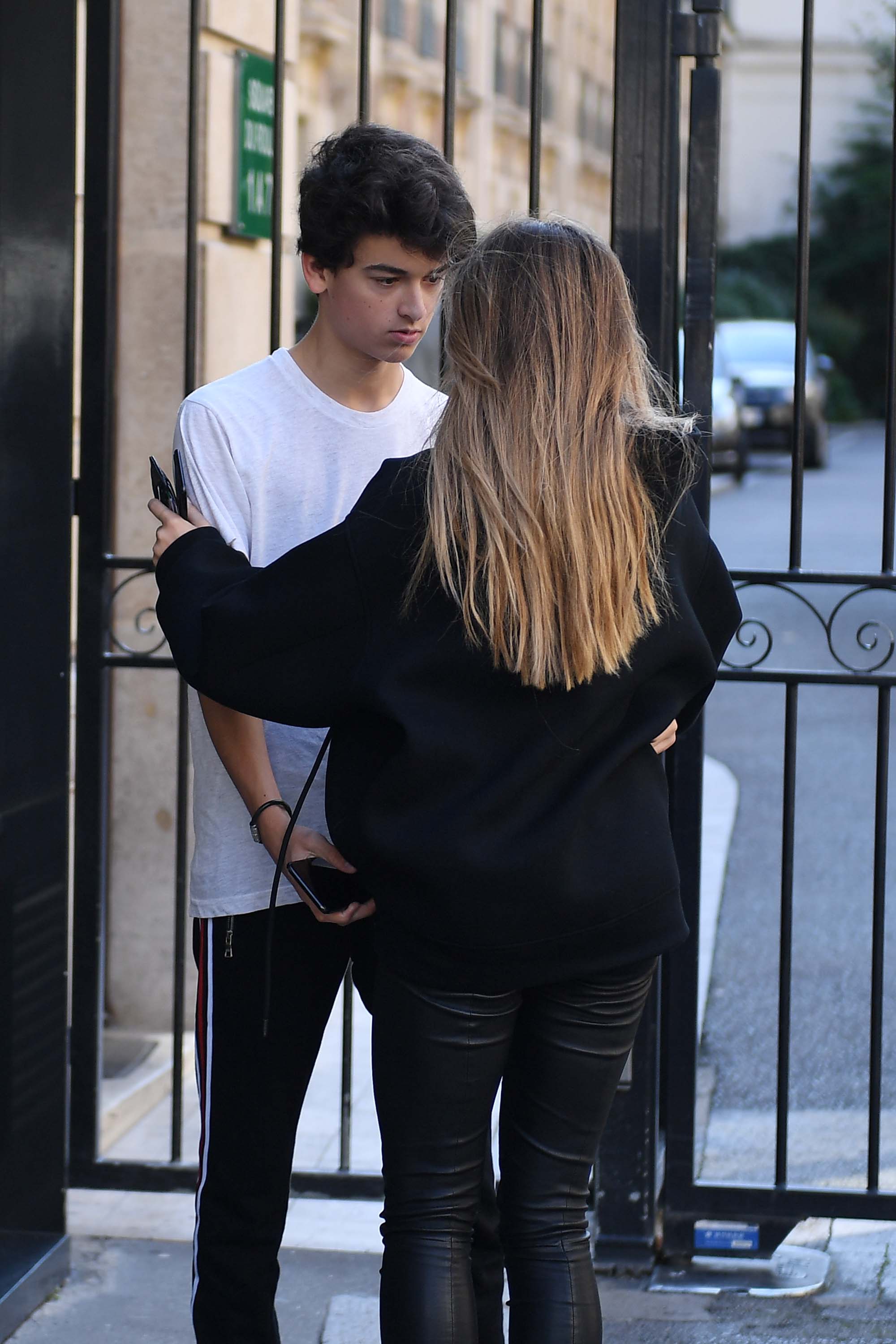 Thylane Blondeau out in Paris