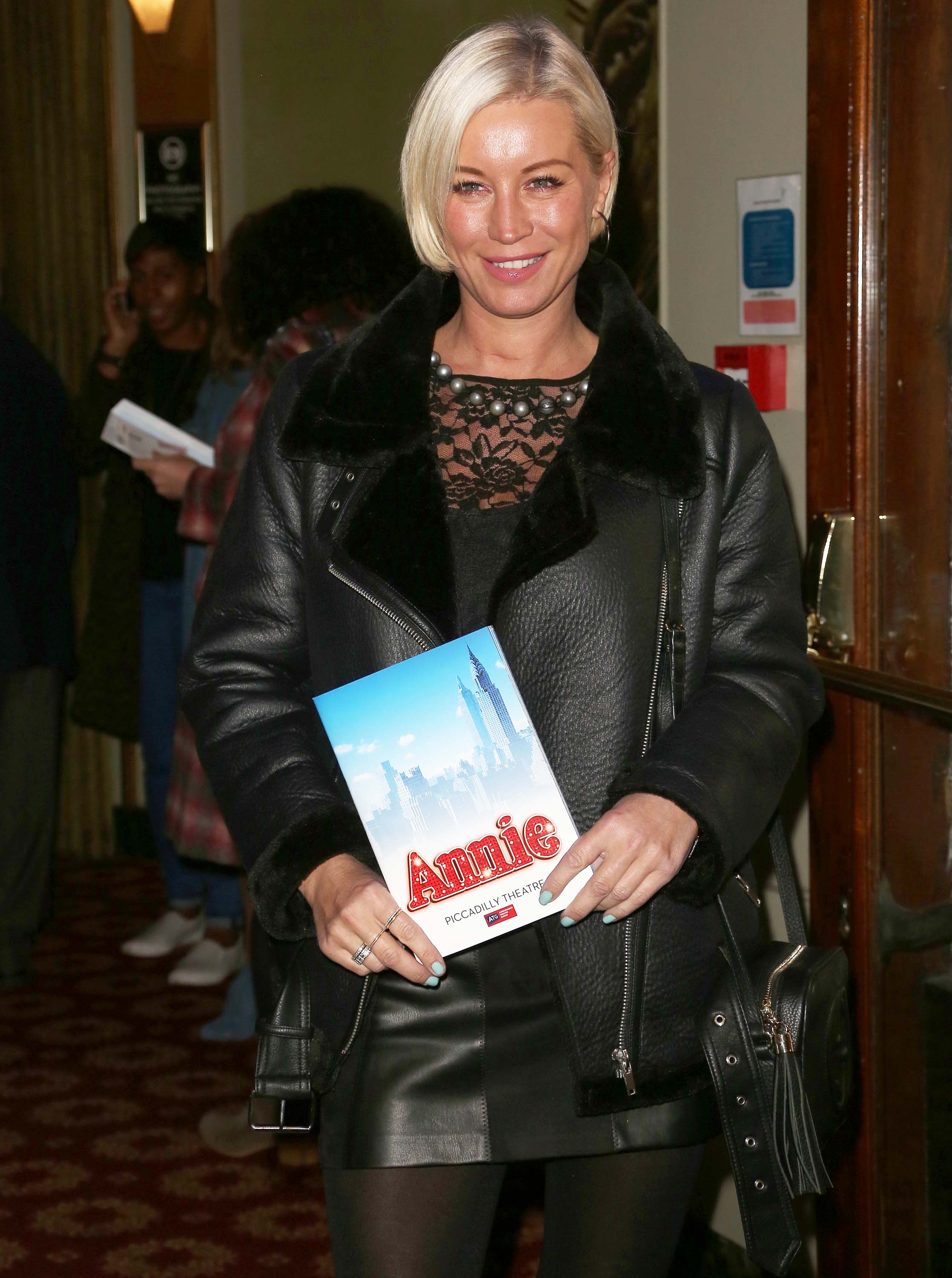 Denise Van Outen at Annie Press Night