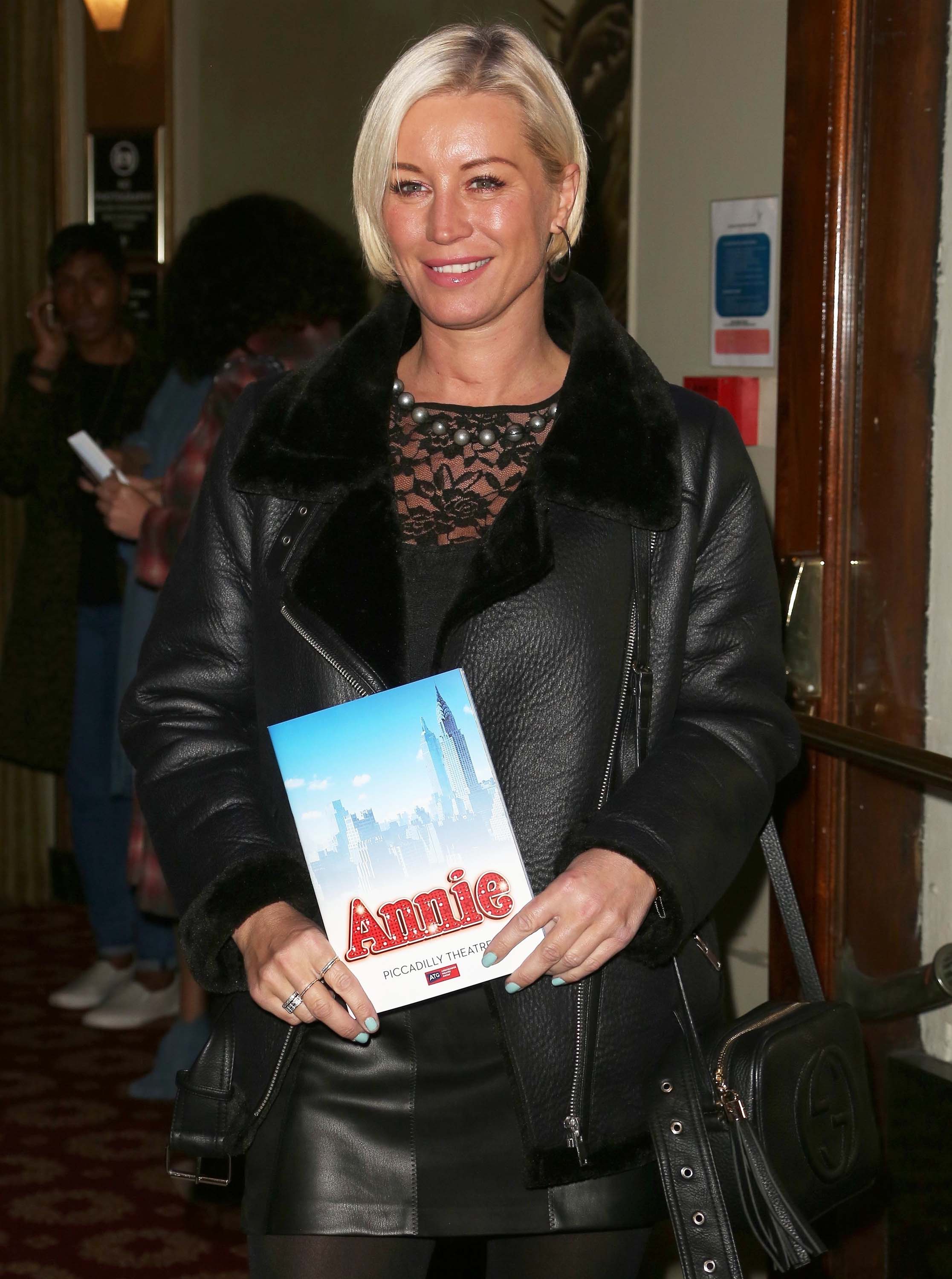 Denise Van Outen at Annie Press Night