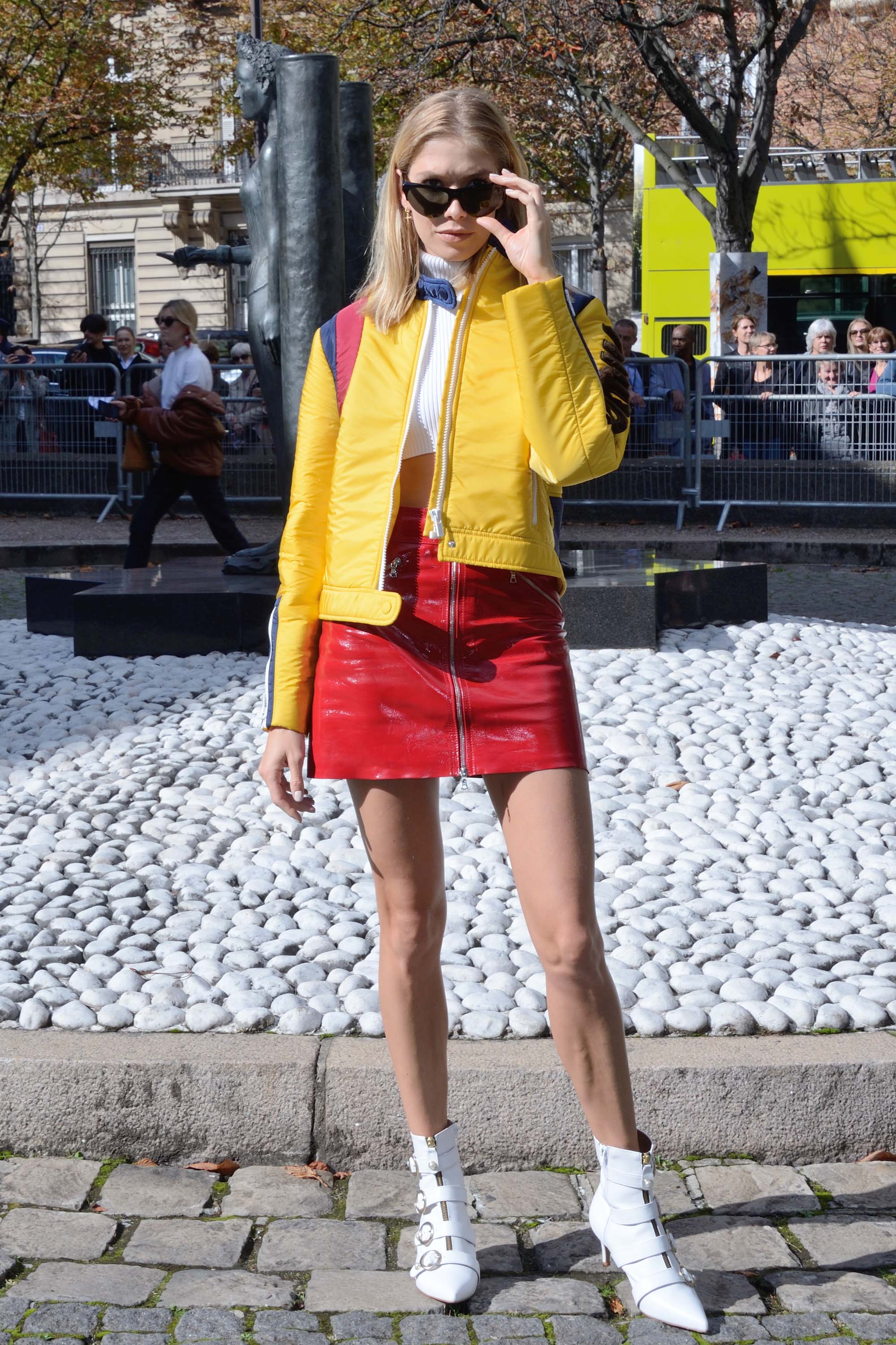 Elena Perminova attends Miu Miu Show