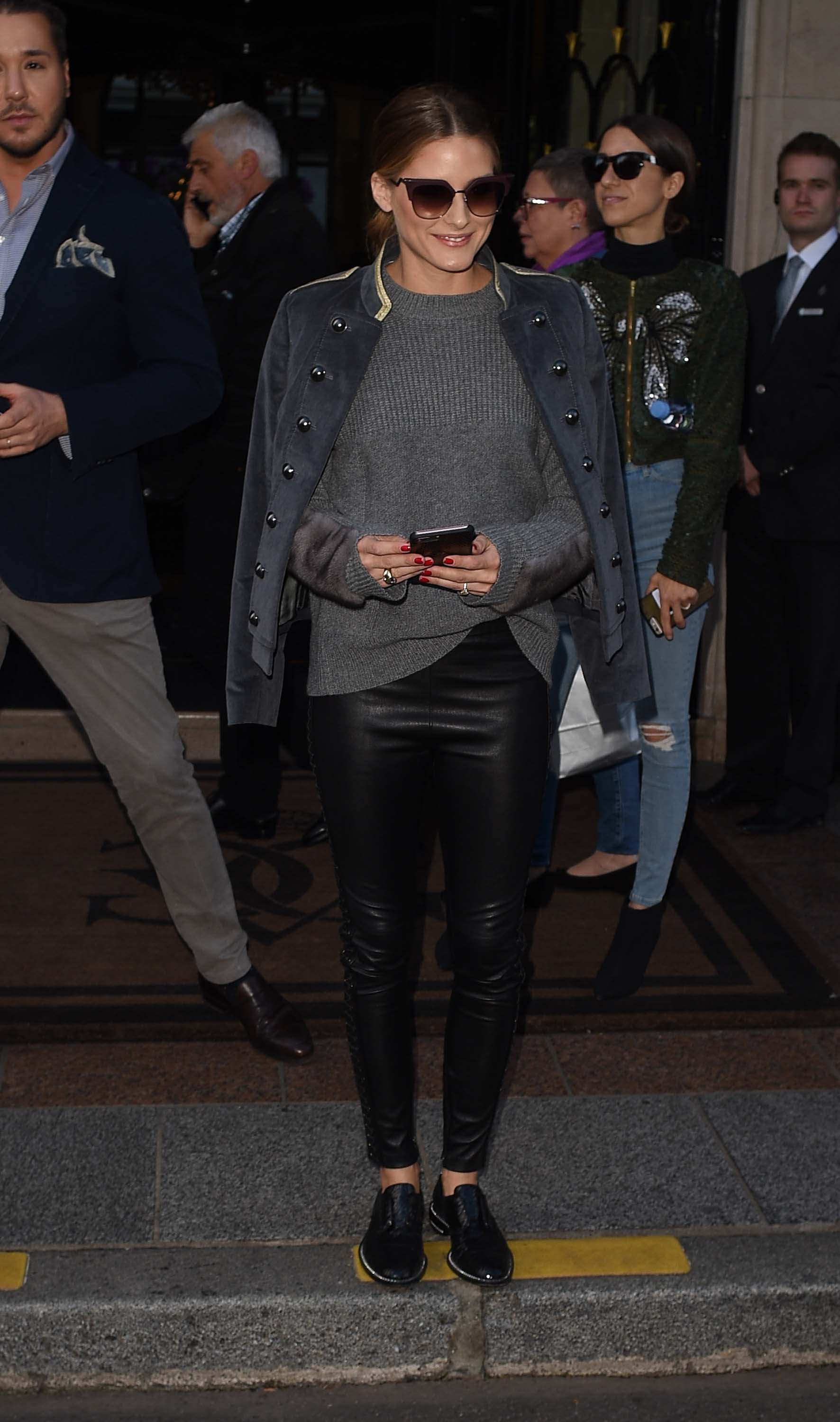 Olivia Palermo at Four Seasons hotel