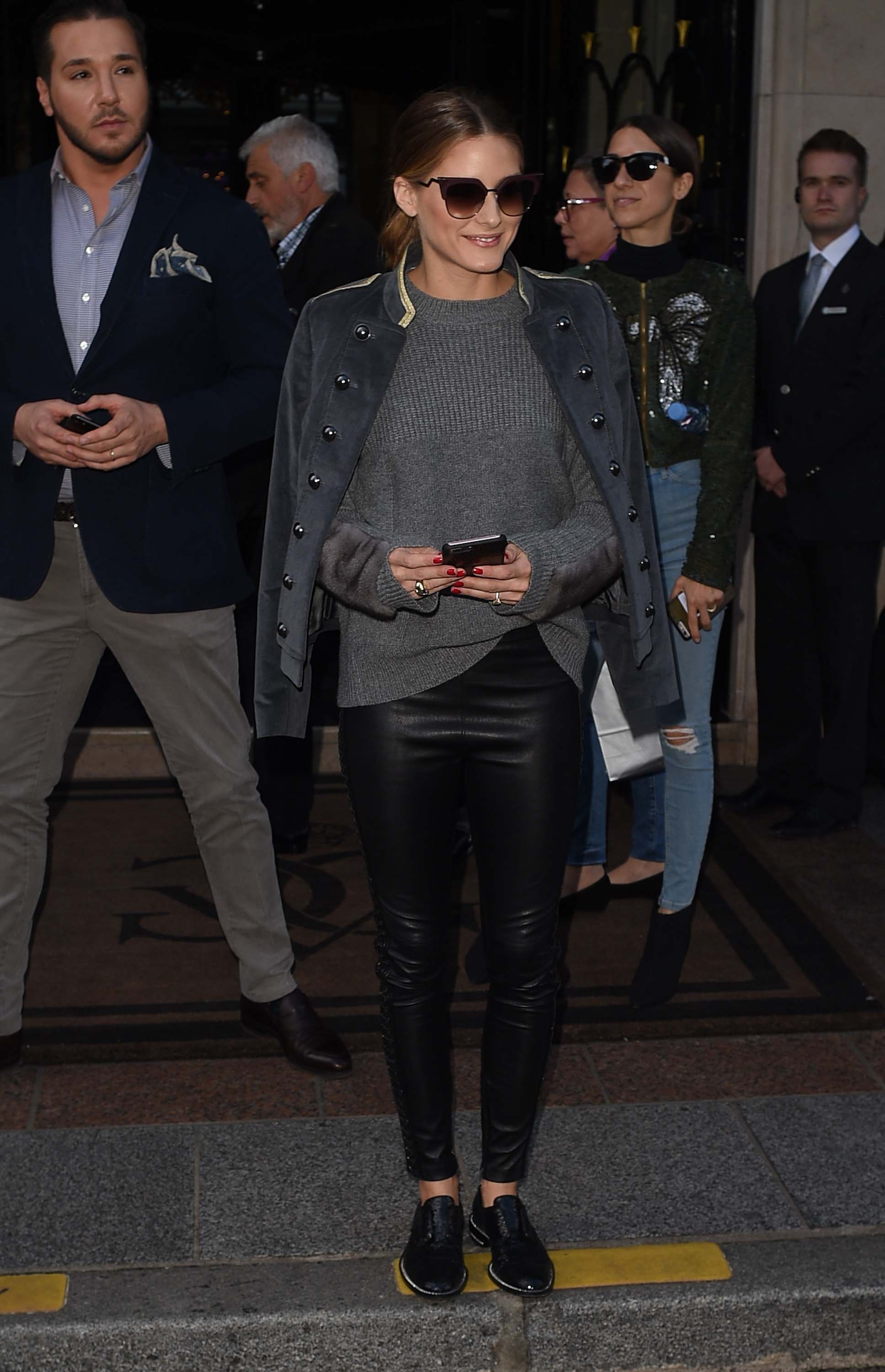 Olivia Palermo at Four Seasons hotel