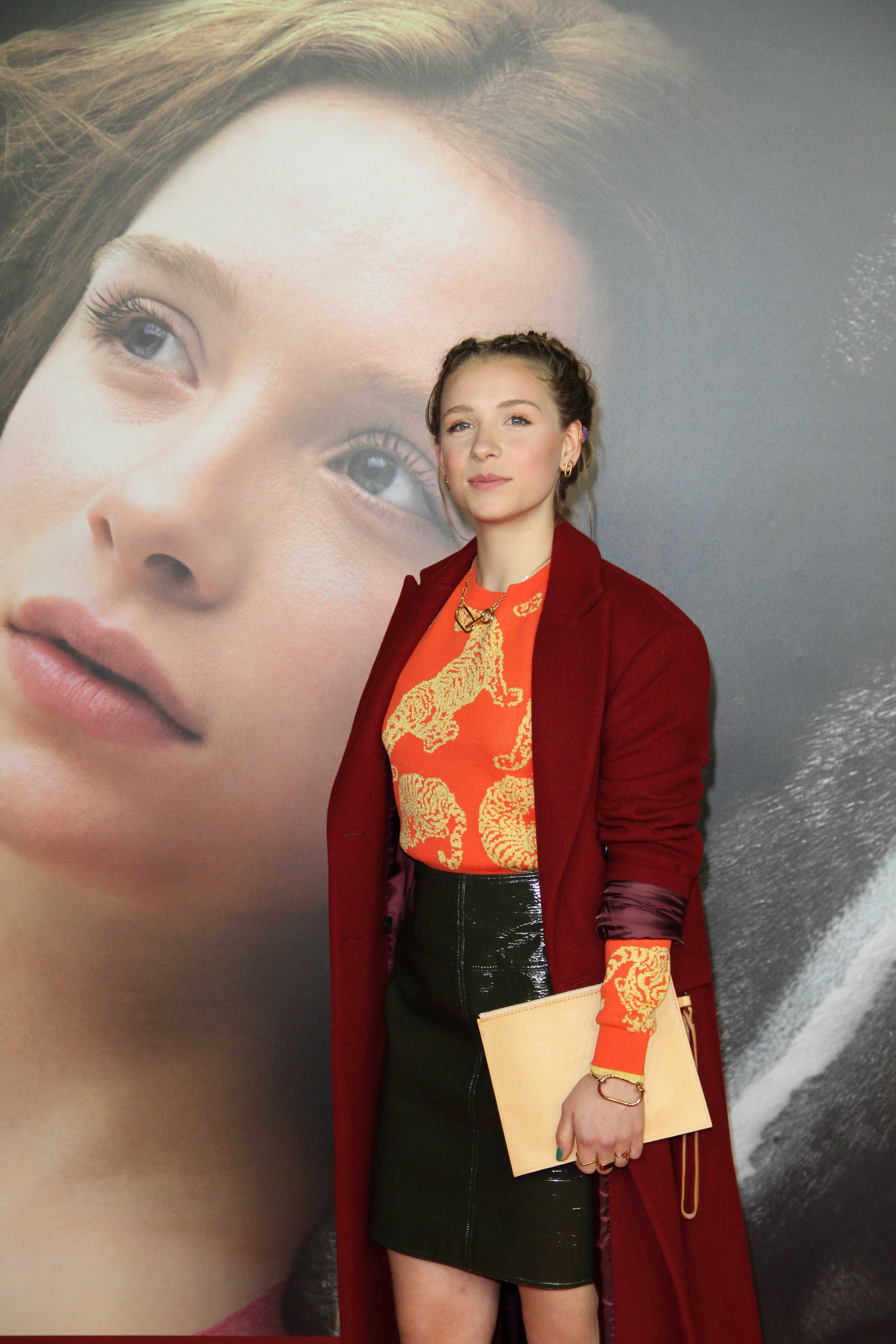 Anna Lena Klenke attends the premiere of Rock My Heart