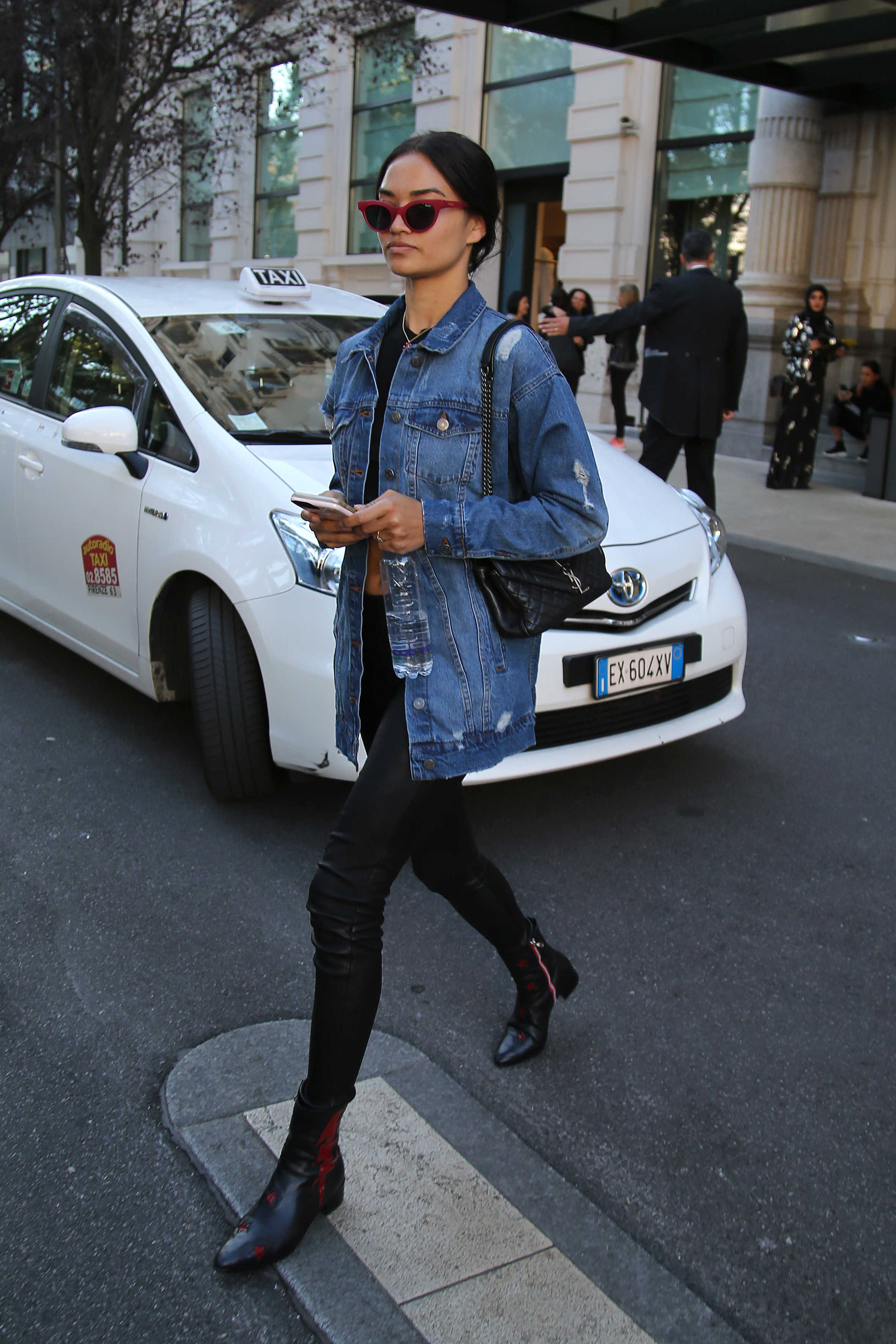 Shanina Shaik out & about in Milan