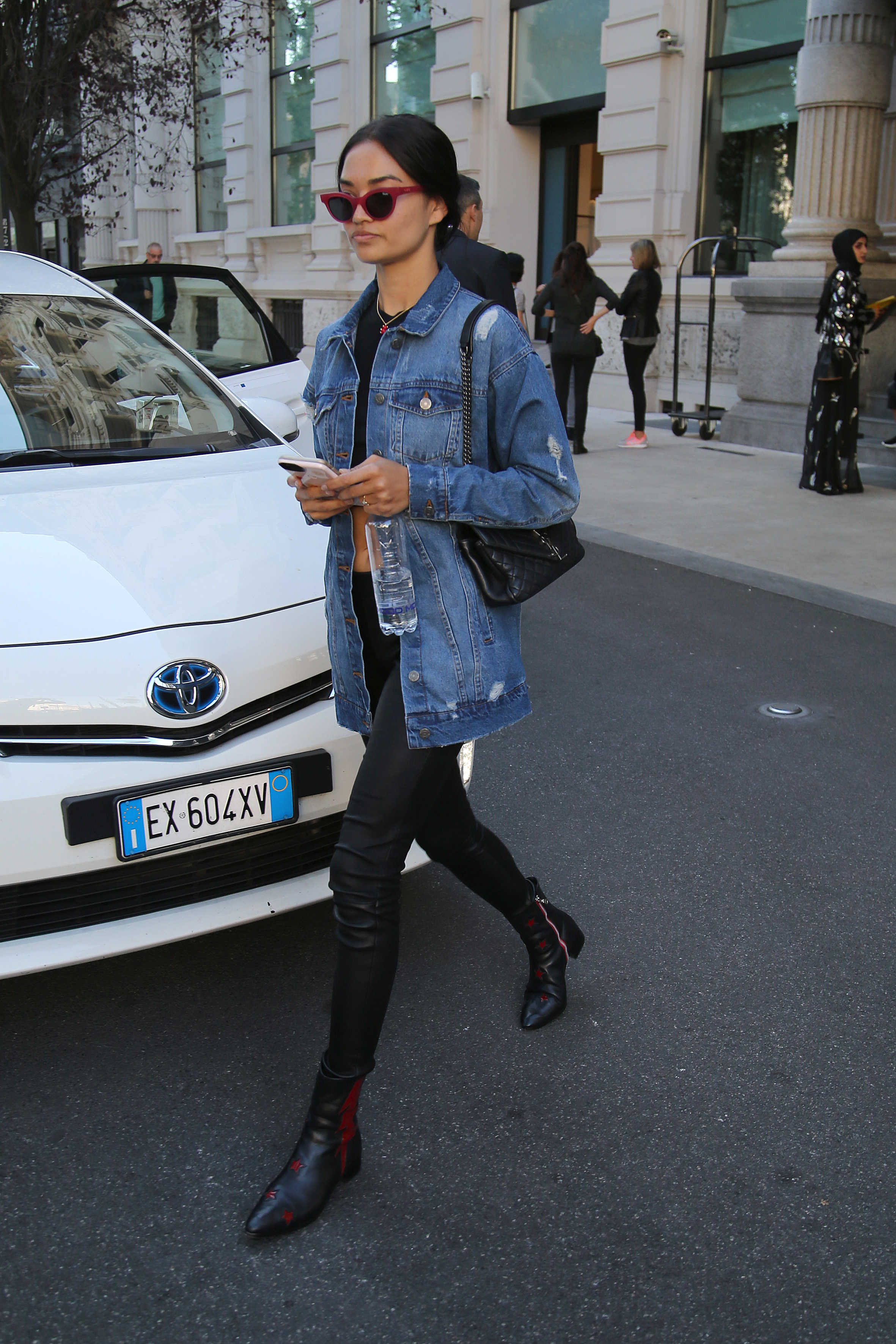 Shanina Shaik out & about in Milan