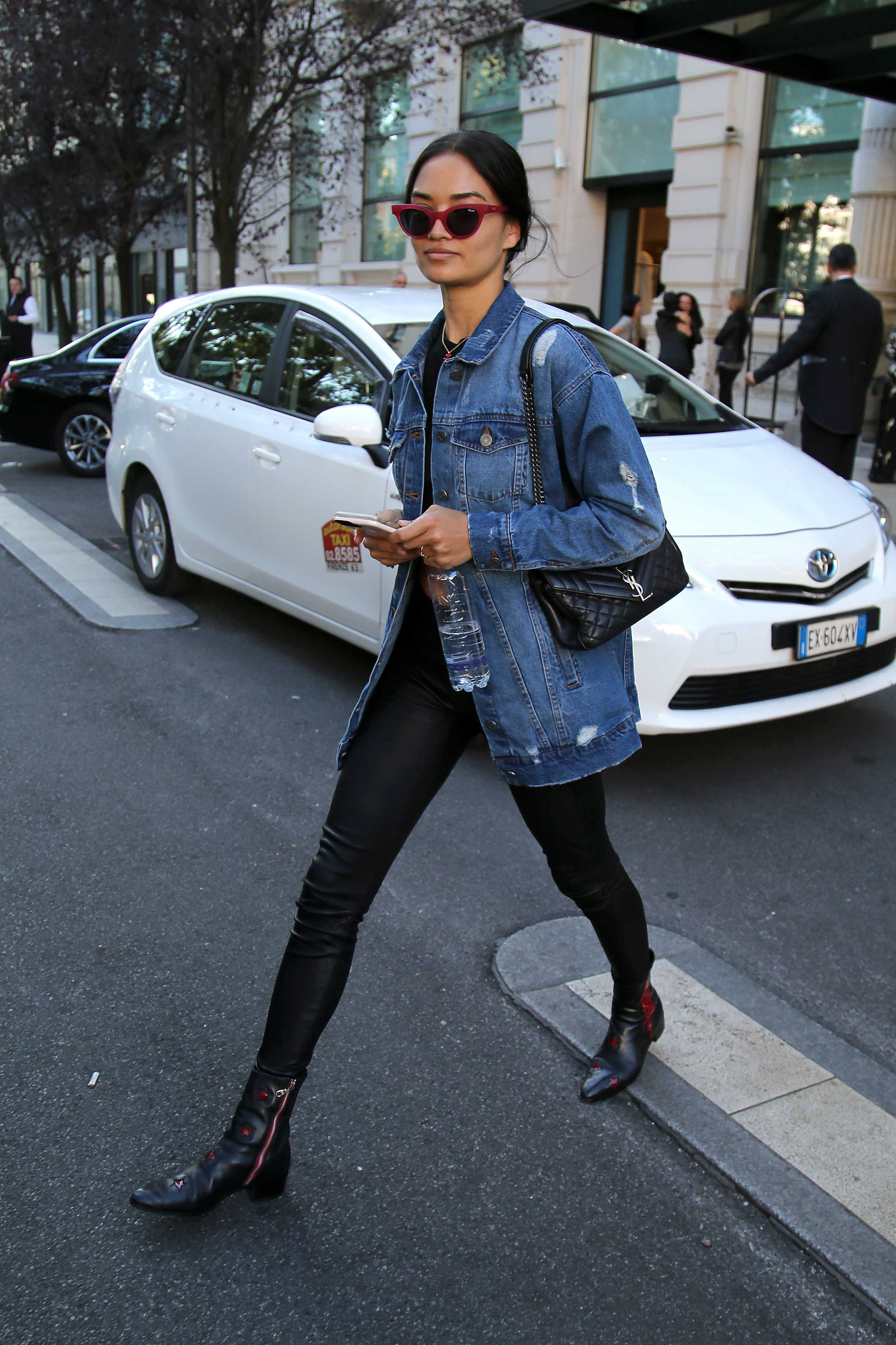 Shanina Shaik out & about in Milan