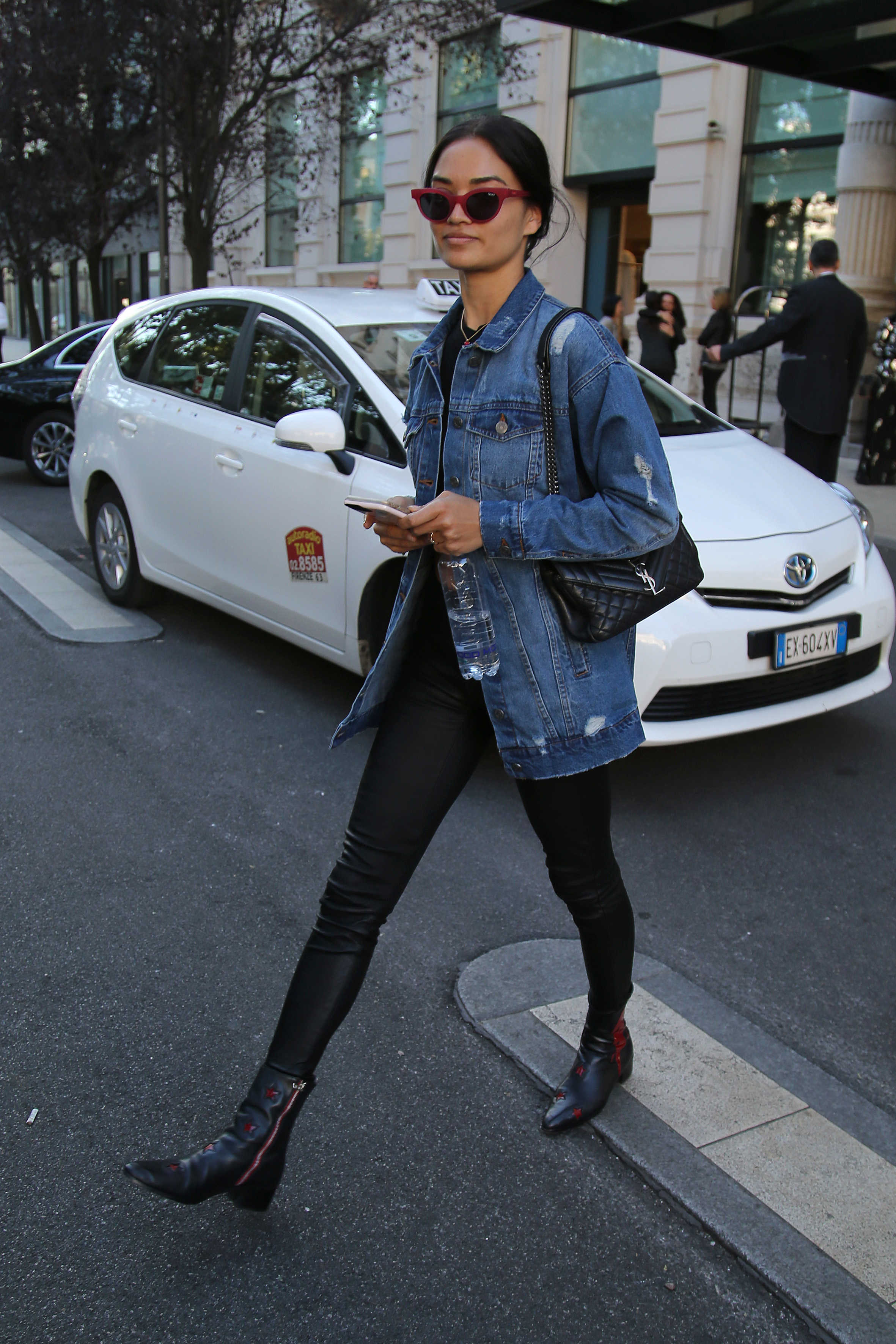 Shanina Shaik out & about in Milan