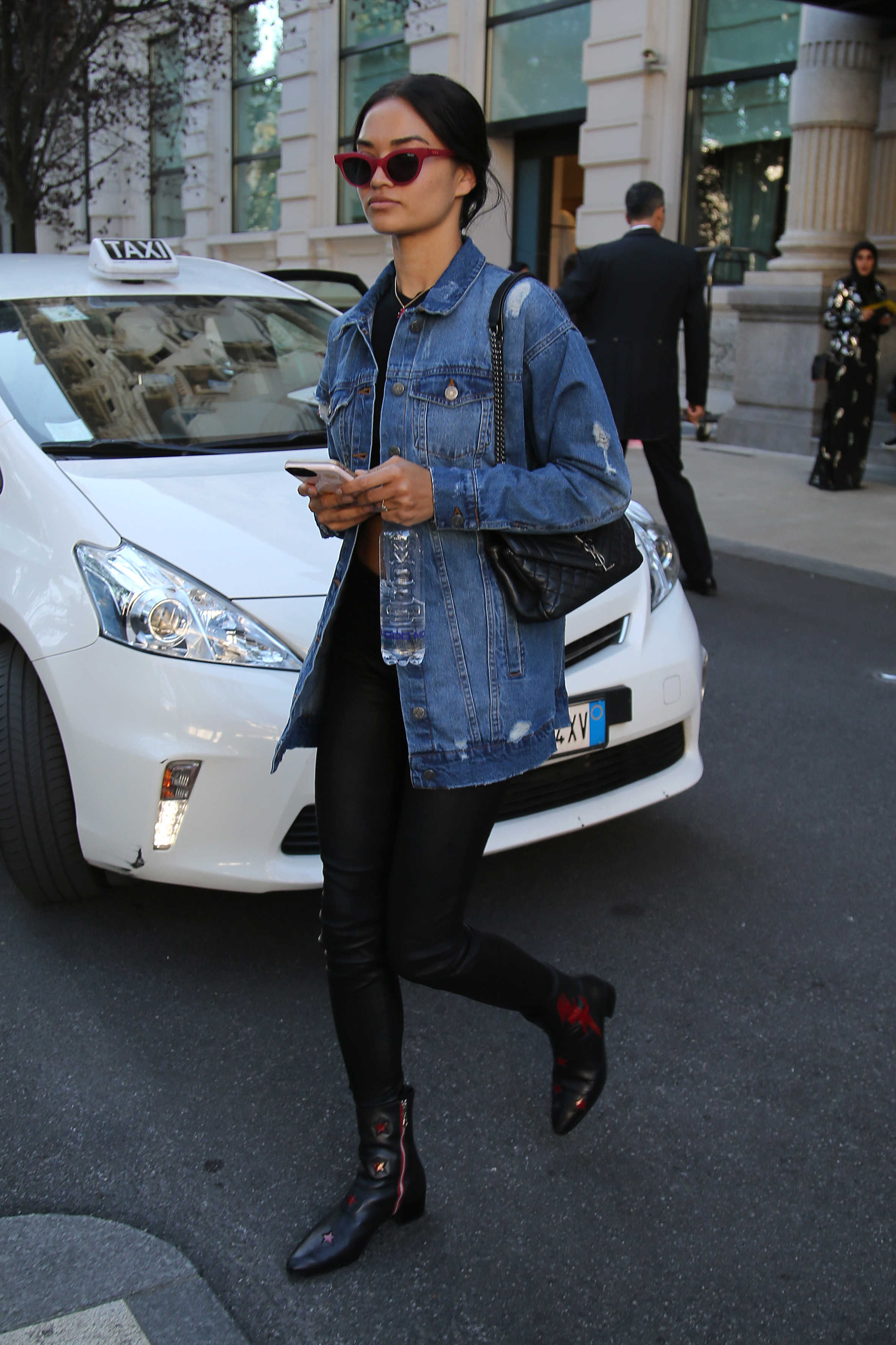 Shanina Shaik out & about in Milan