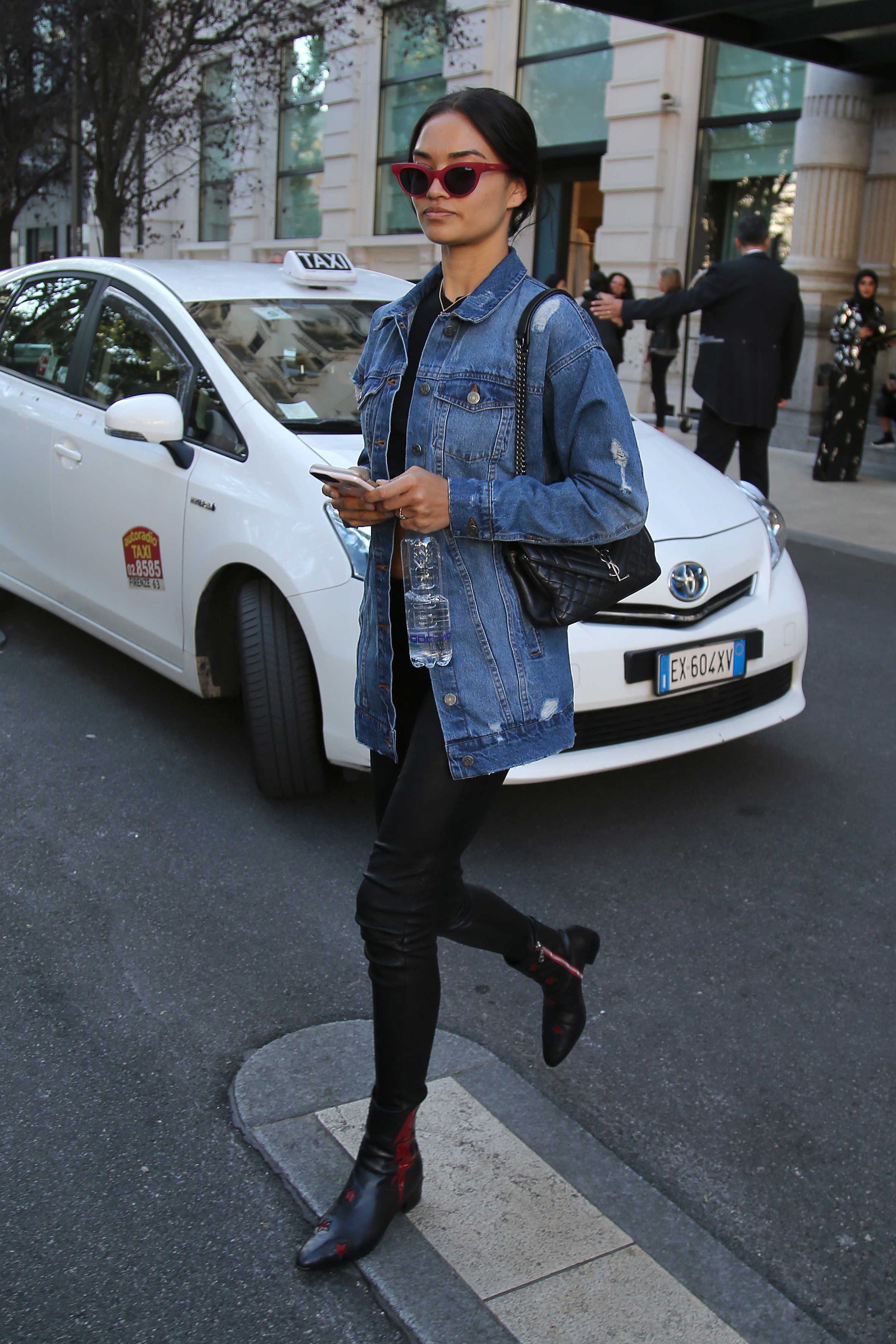 Shanina Shaik out & about in Milan