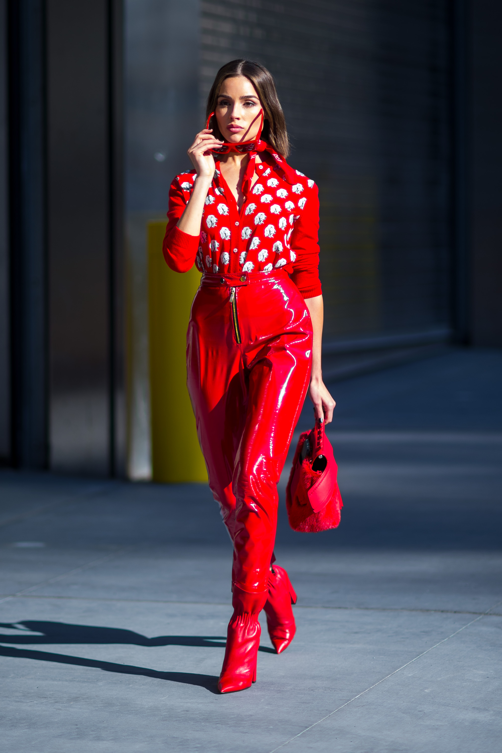 Olivia Culpo seen out in NYC