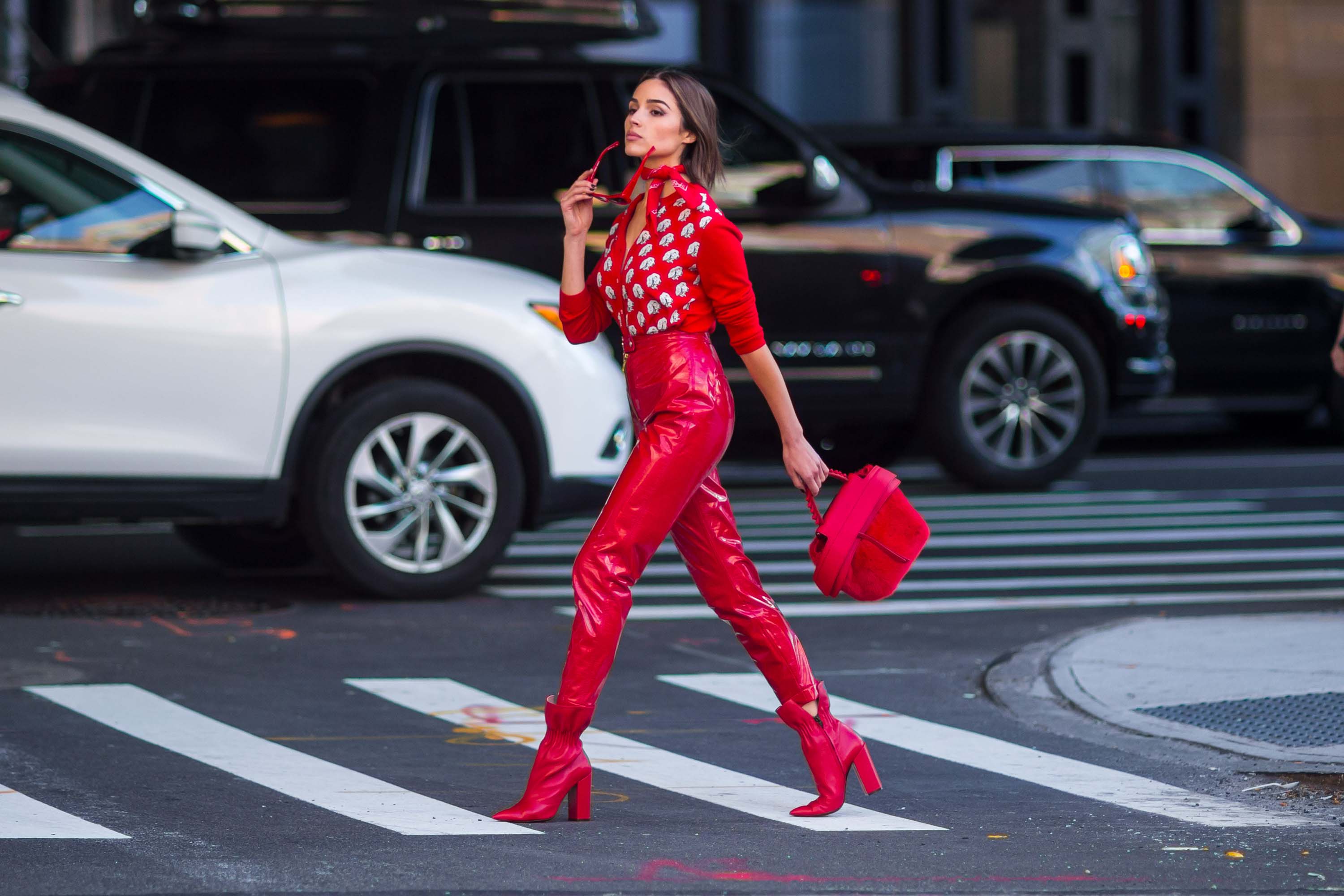 Olivia Culpo seen out in NYC