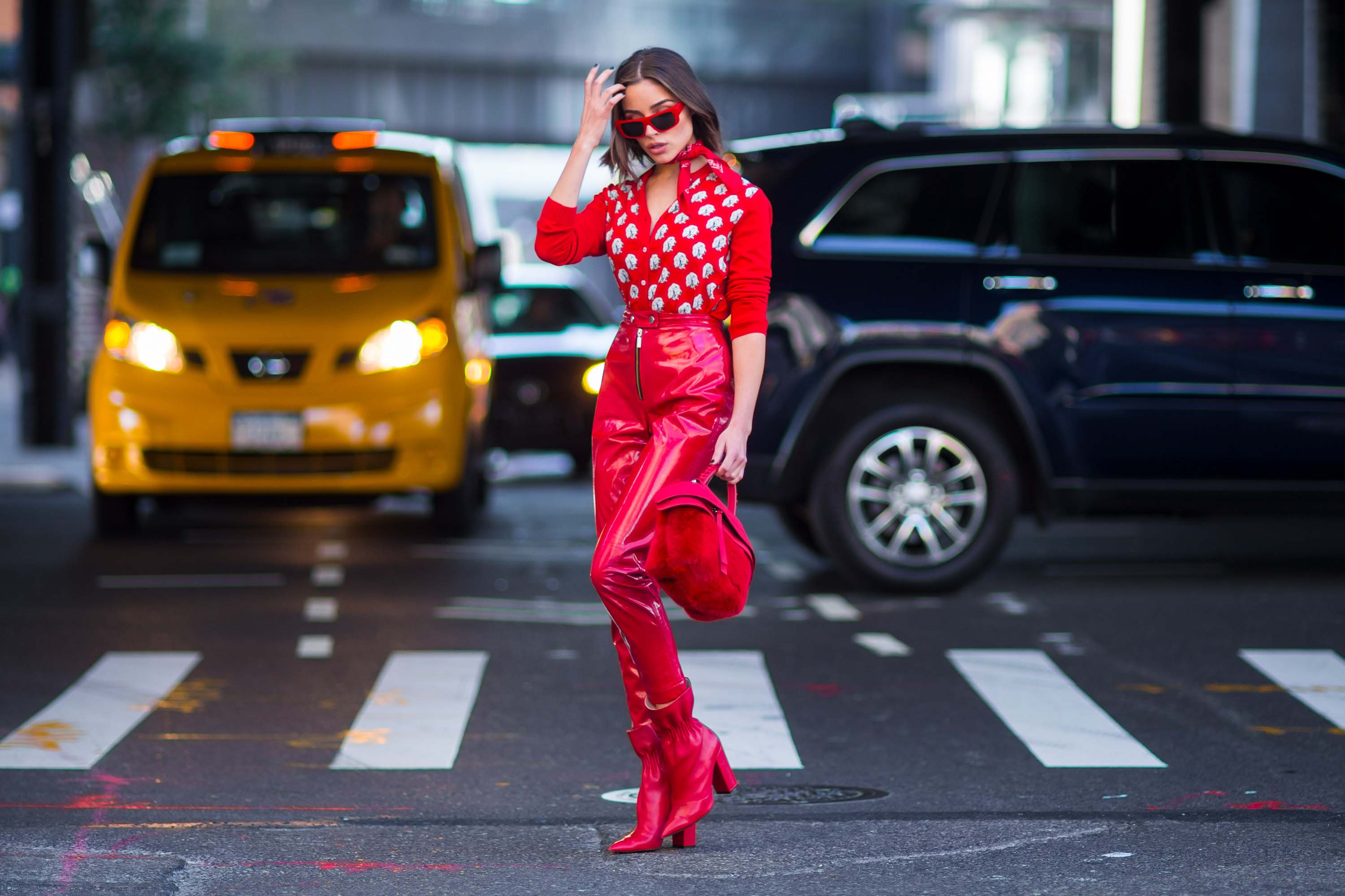 Olivia Culpo seen out in NYC