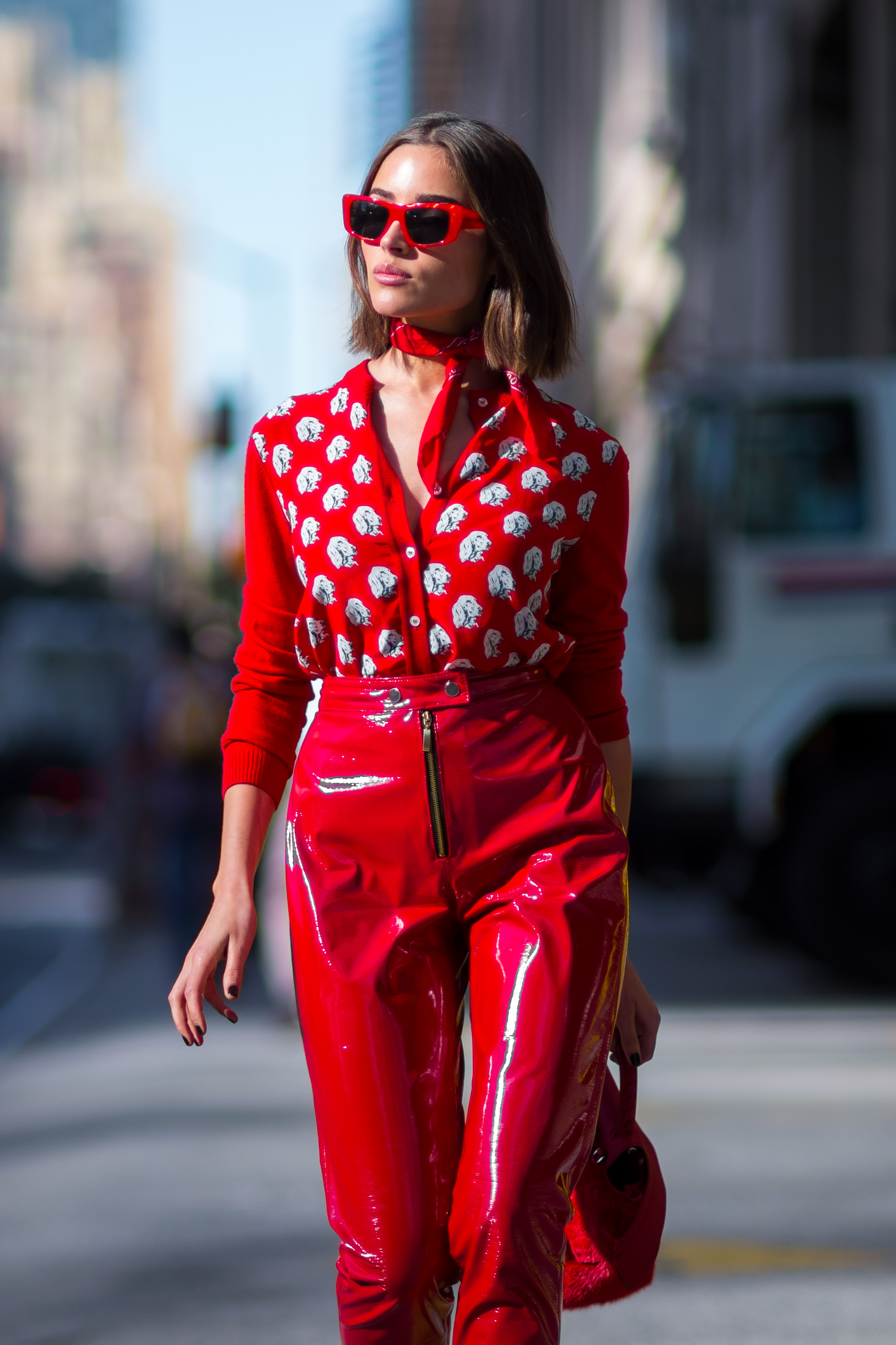 Olivia Culpo seen out in NYC