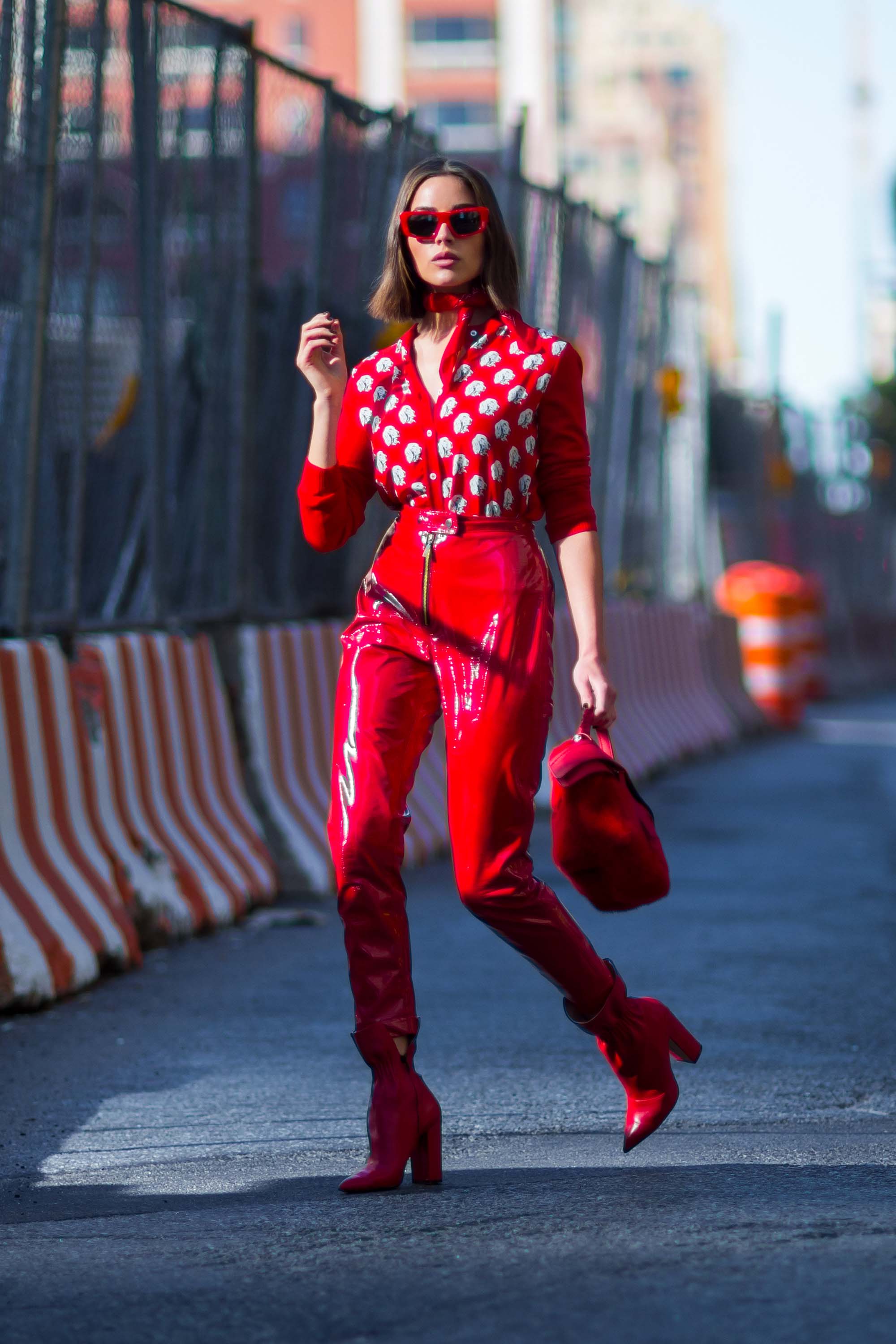 Olivia Culpo seen out in NYC